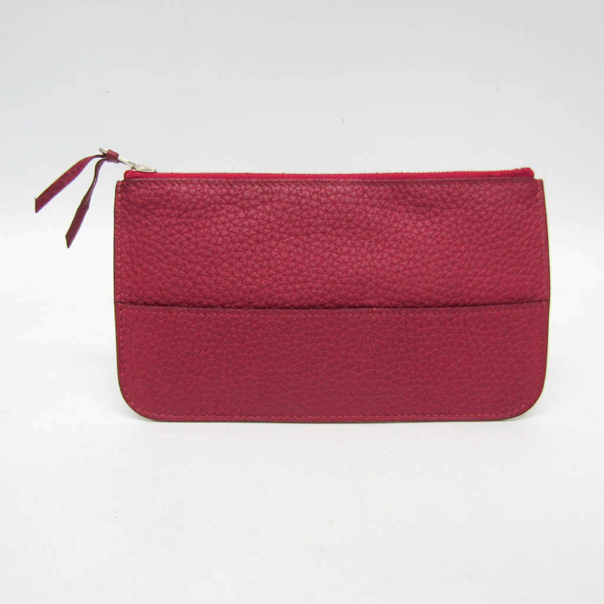 Hermes Dogon Wine Togo Leather Long Wallet (Bi-Fold) (Pre-Owned)
