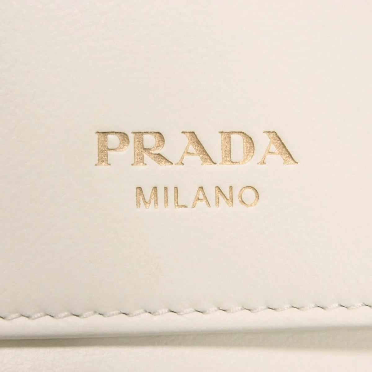 Prada White Wallet (Tri-Fold) (Pre-Owned)