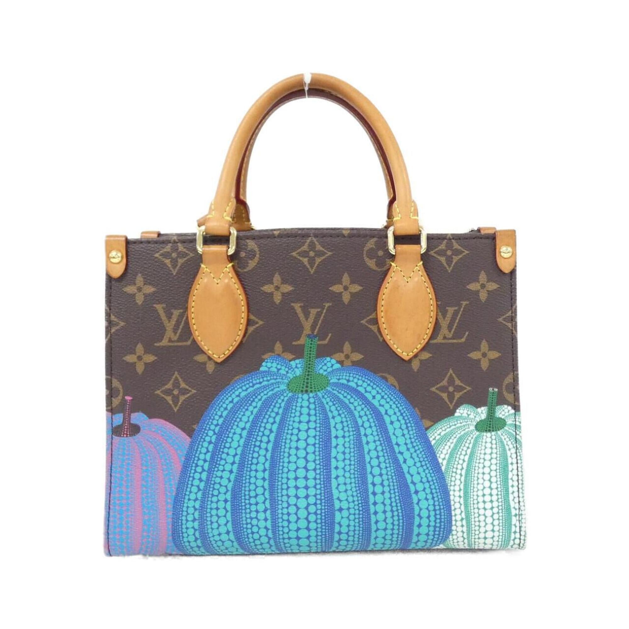 Louis Vuitton Marron Coated Canvas Handbag Pouch (Pre-Owned)