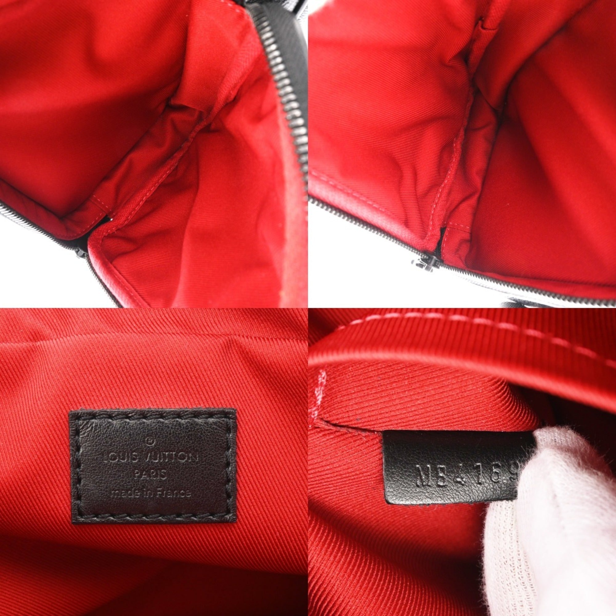 Louis Vuitton Black Damier Graphite Canvas Shoulder Bag (Pre-Owned)