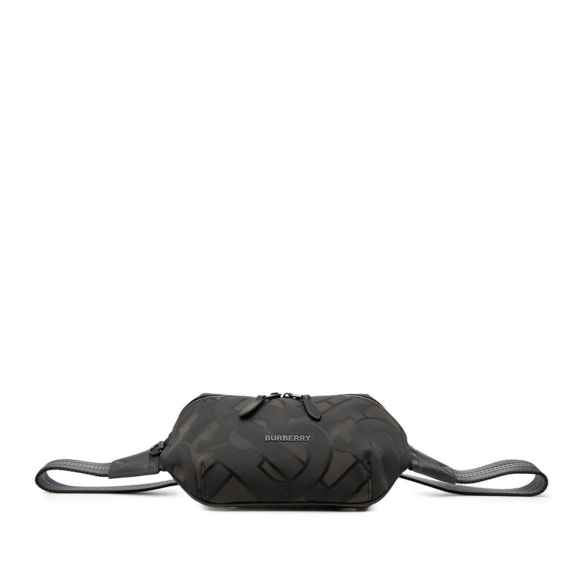 Burberry Black Nylon Leather Fanny Pack (Pre-Owned)