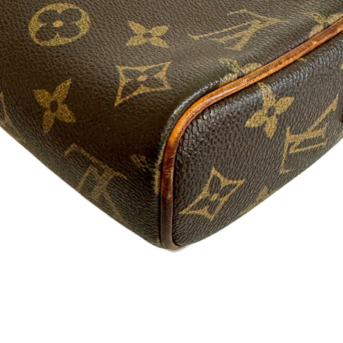 Louis Vuitton Brown Leather Handbag Pouch (Pre-Owned)
