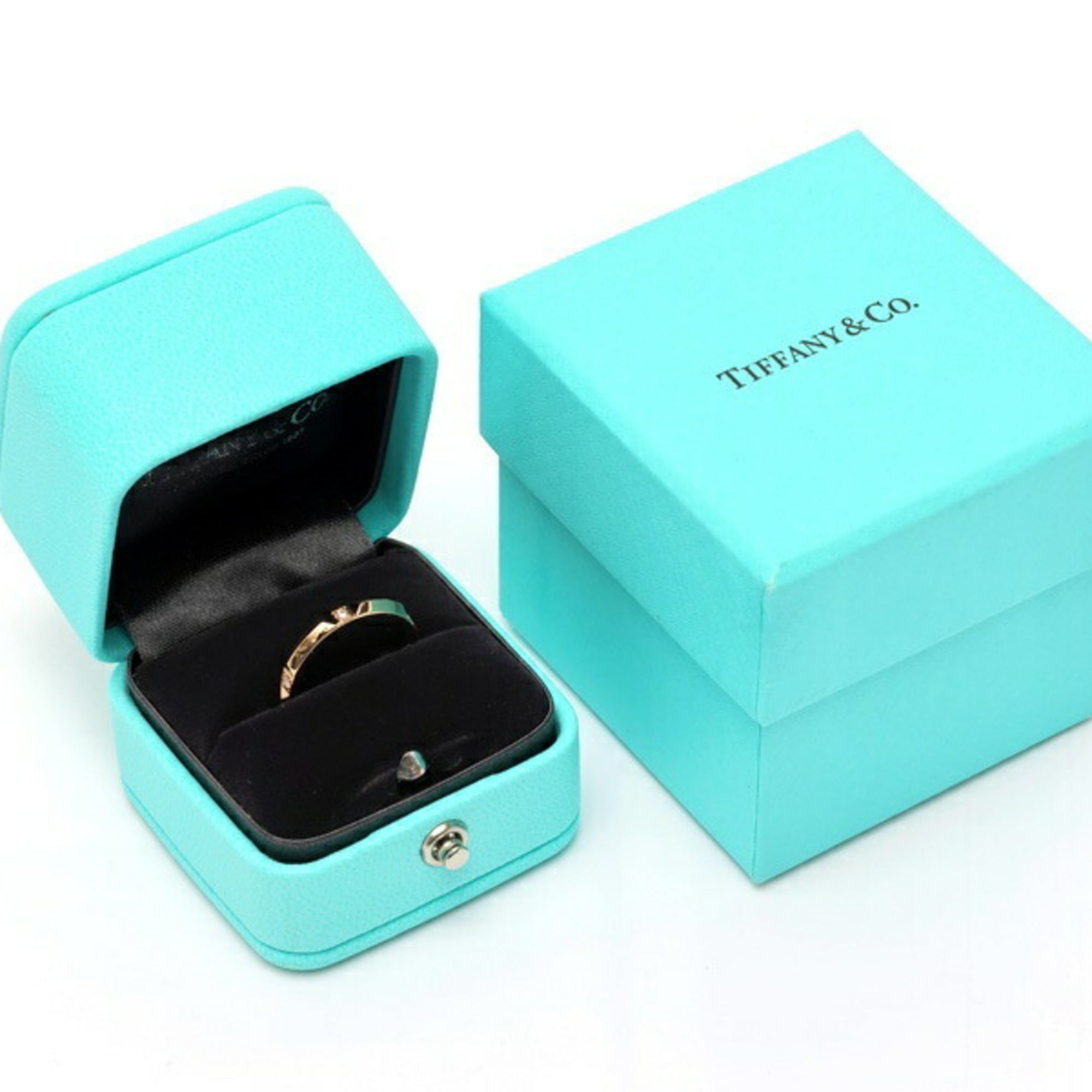 Tiffany Rose Gold Rose Gold (18K) Band Ring (Pre-Owned)