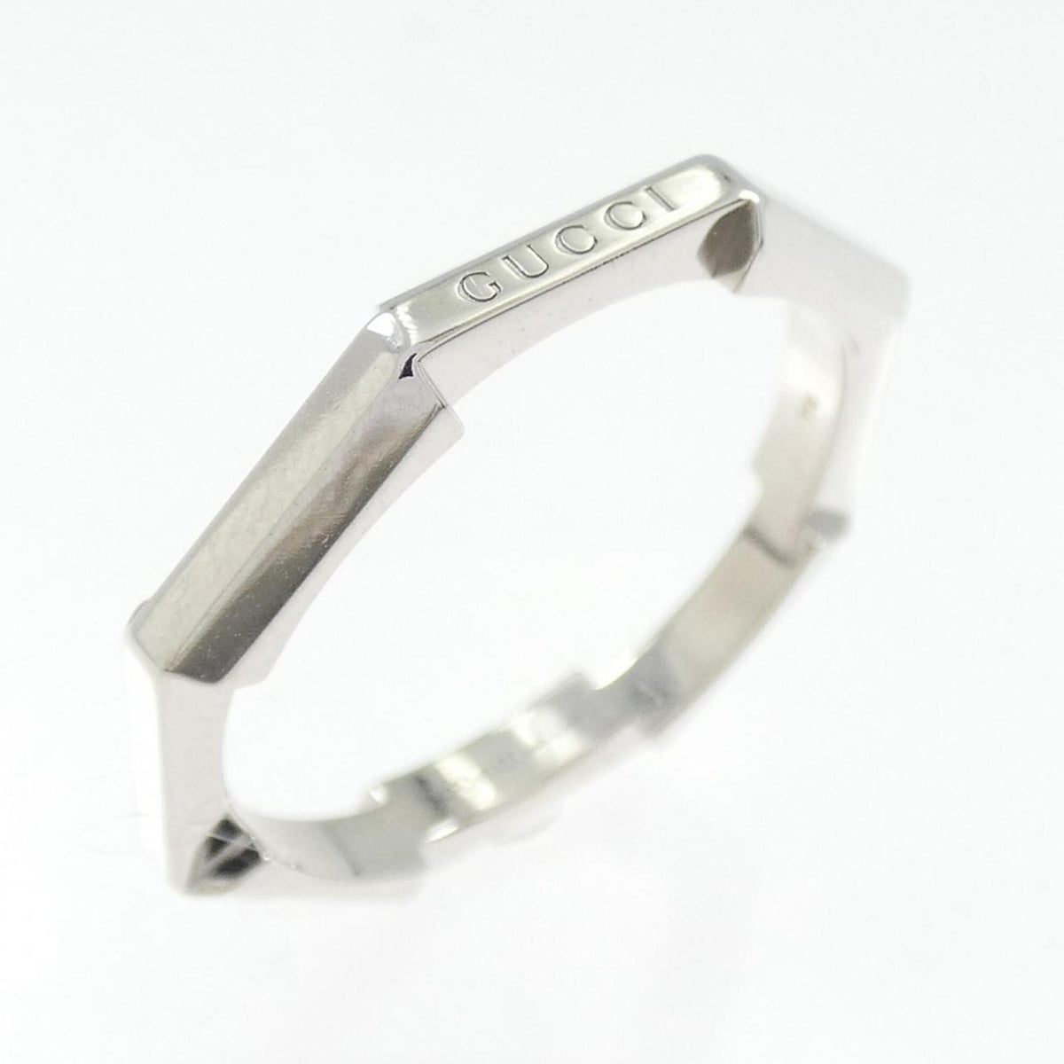 Gucci White Gold (18K) Band Ring (Pre-Owned)