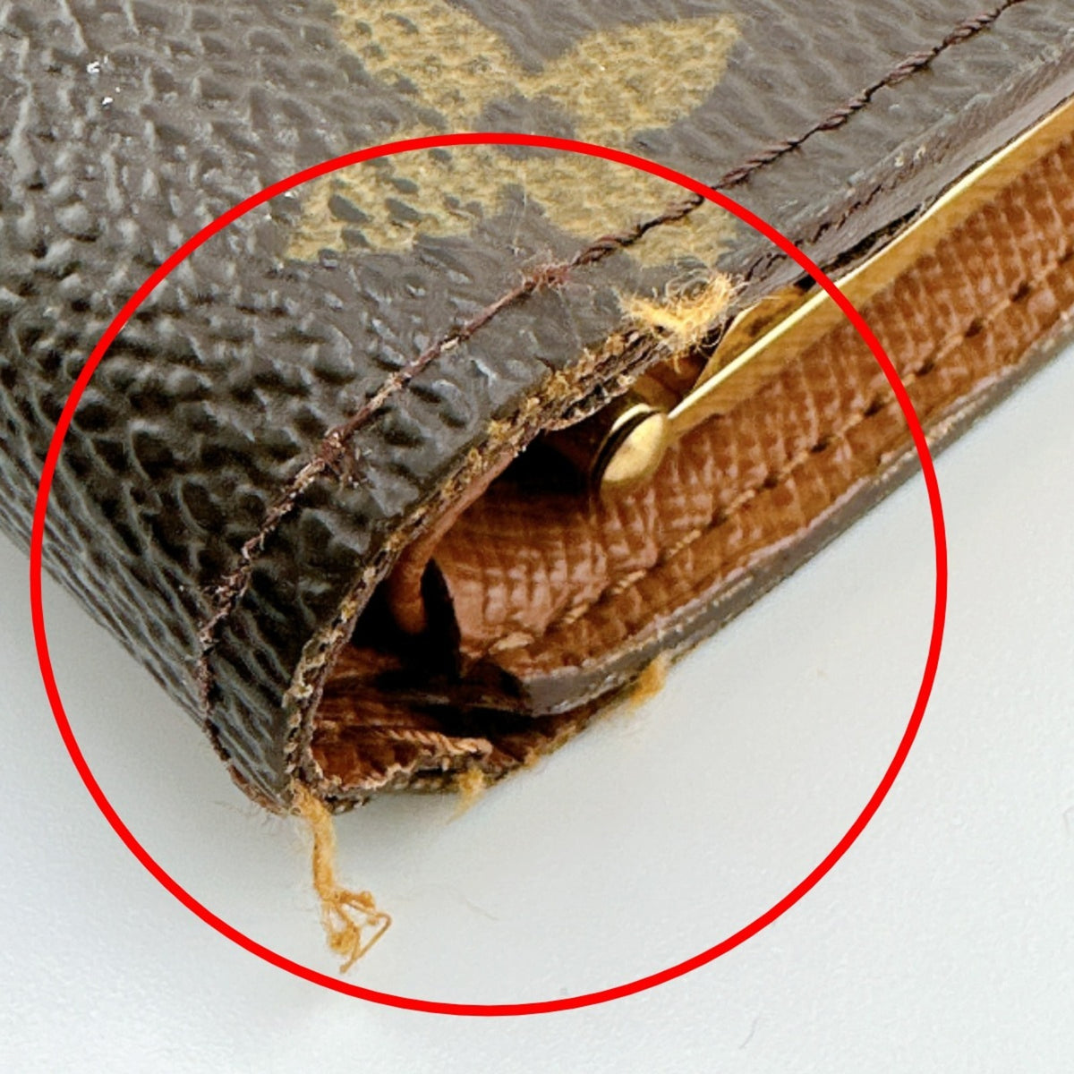 Louis Vuitton Brown Monogram Canvas Wallet (Bi-Fold) (Pre-Owned)