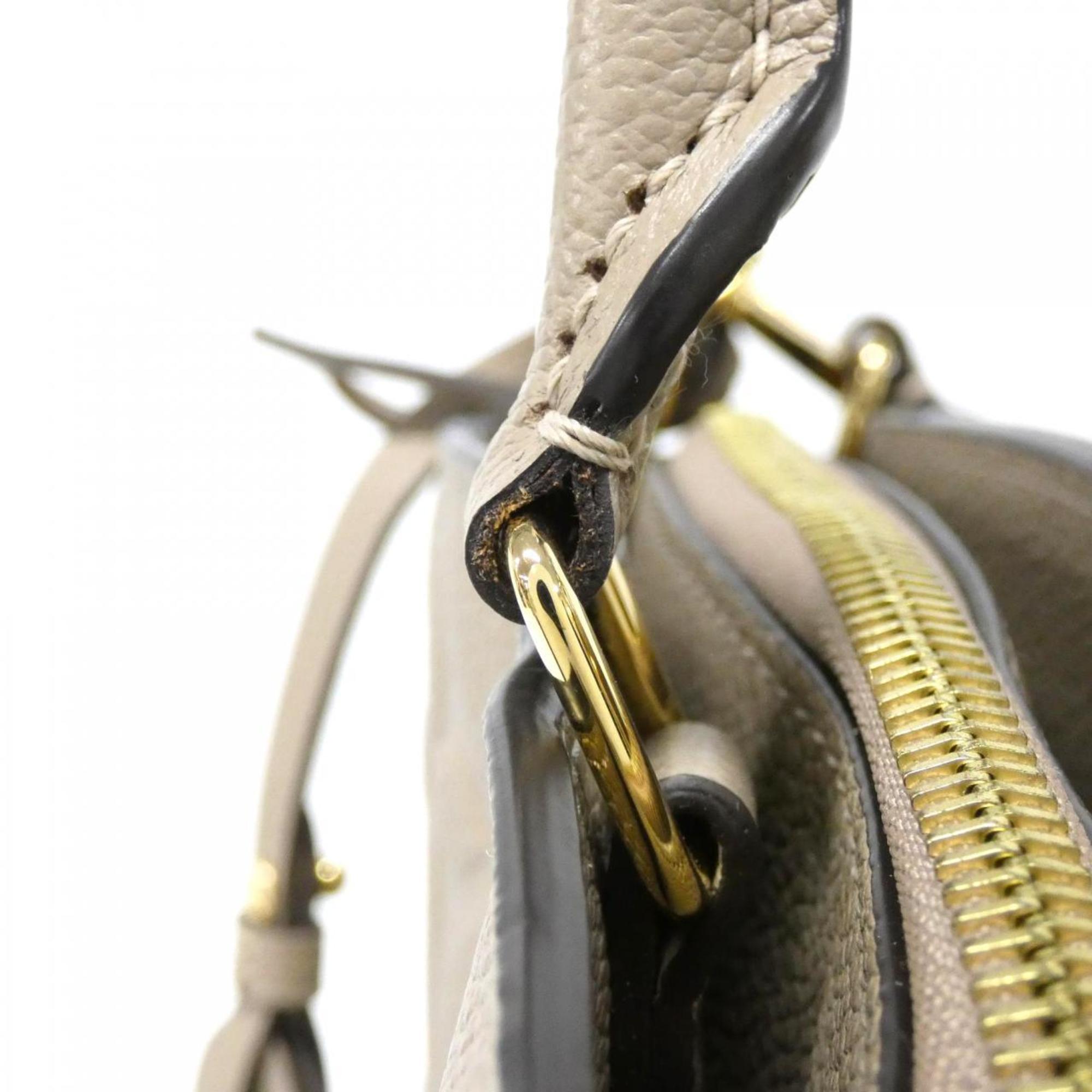 Louis Vuitton Tourterelle Leather Handbag (Pre-Owned)