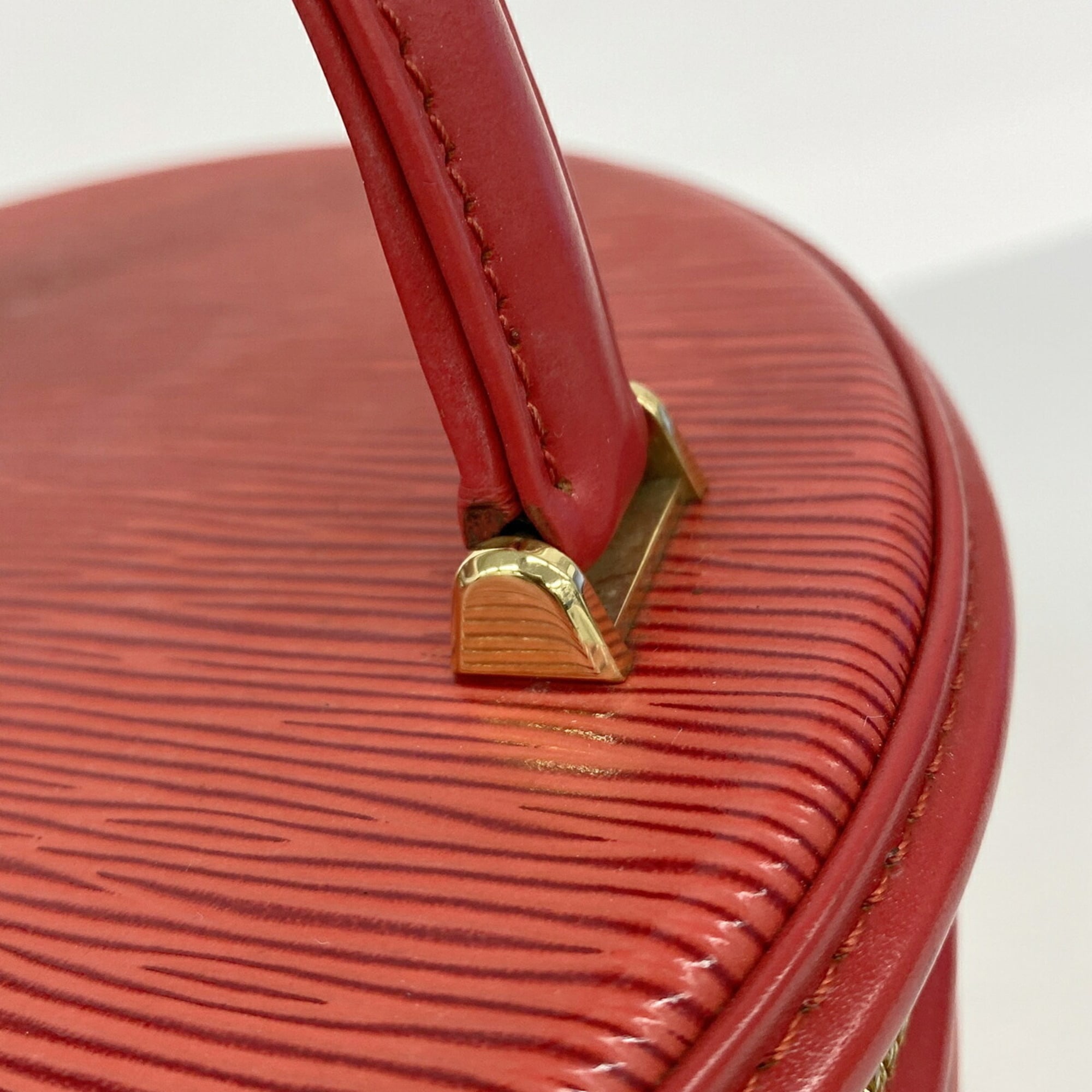 Louis Vuitton Castilian Red Handbag (Pre-Owned)
