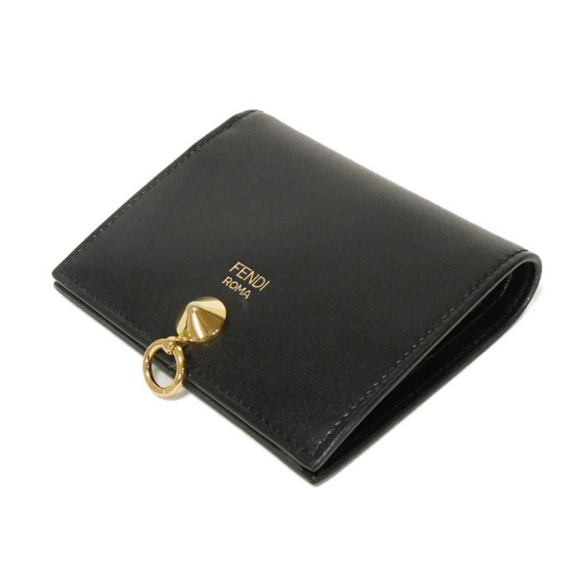 Fendi Black Leather Wallet (Bi-Fold) (Pre-Owned)