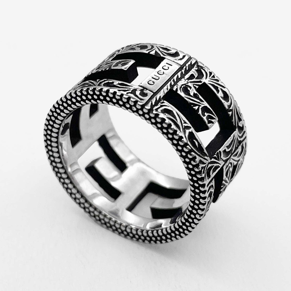 Gucci Silver Silver 925 Band Ring (Pre-Owned)
