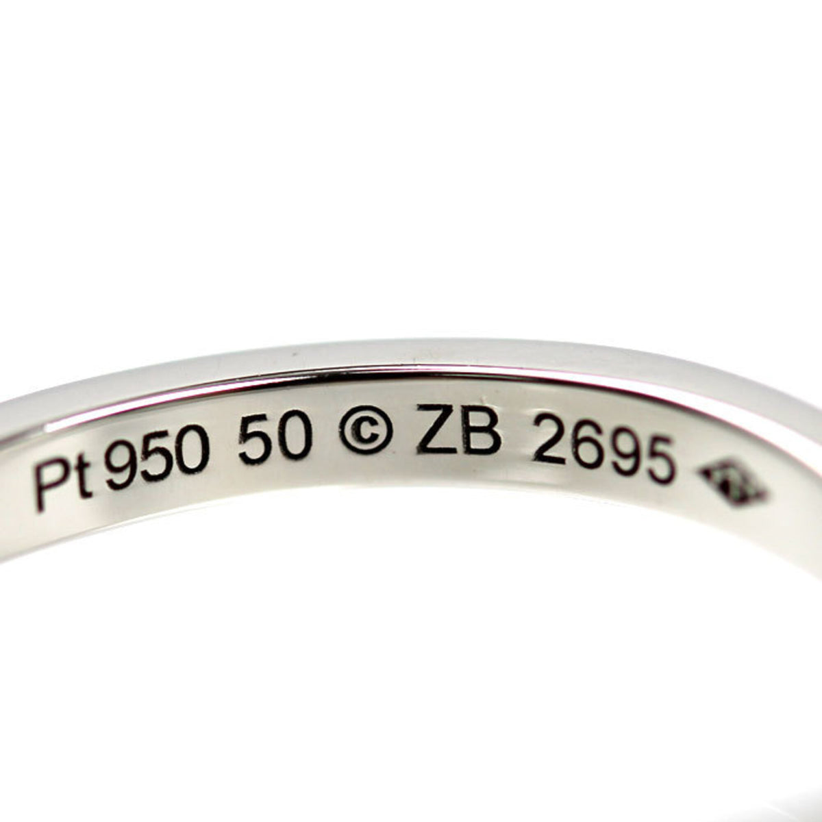Cartier Platinum 950 Band Ring (Pre-Owned)