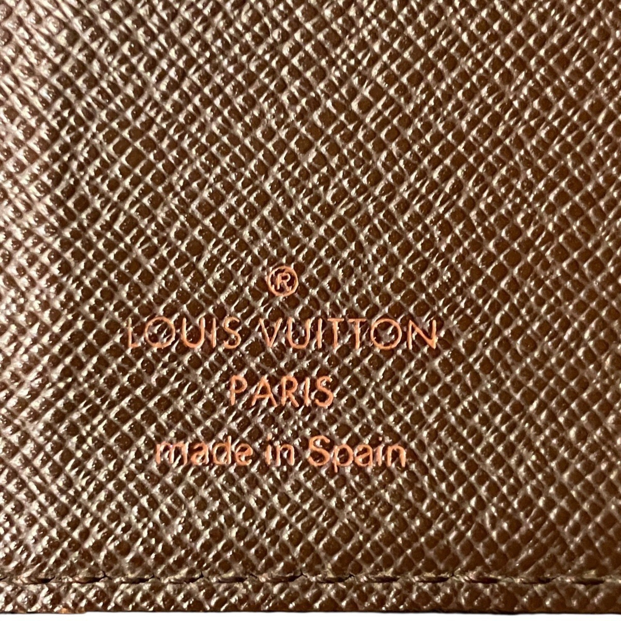 Louis Vuitton Damier Brown Damier Canvas Wallet (Bi-Fold) (Pre-Owned)