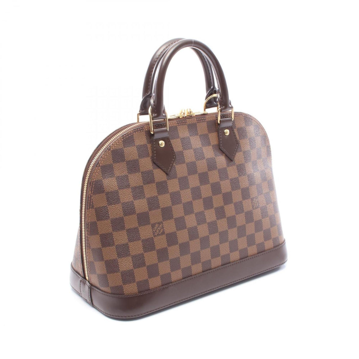 Louis Vuitton Brown Damier Canvas Coated Canvas Handbag (Pre-Owned)