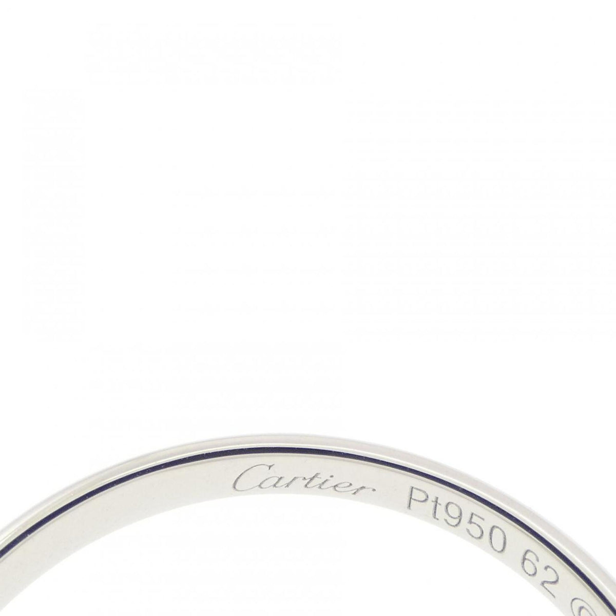 Cartier Platinum 950 Band Ring (Pre-Owned)