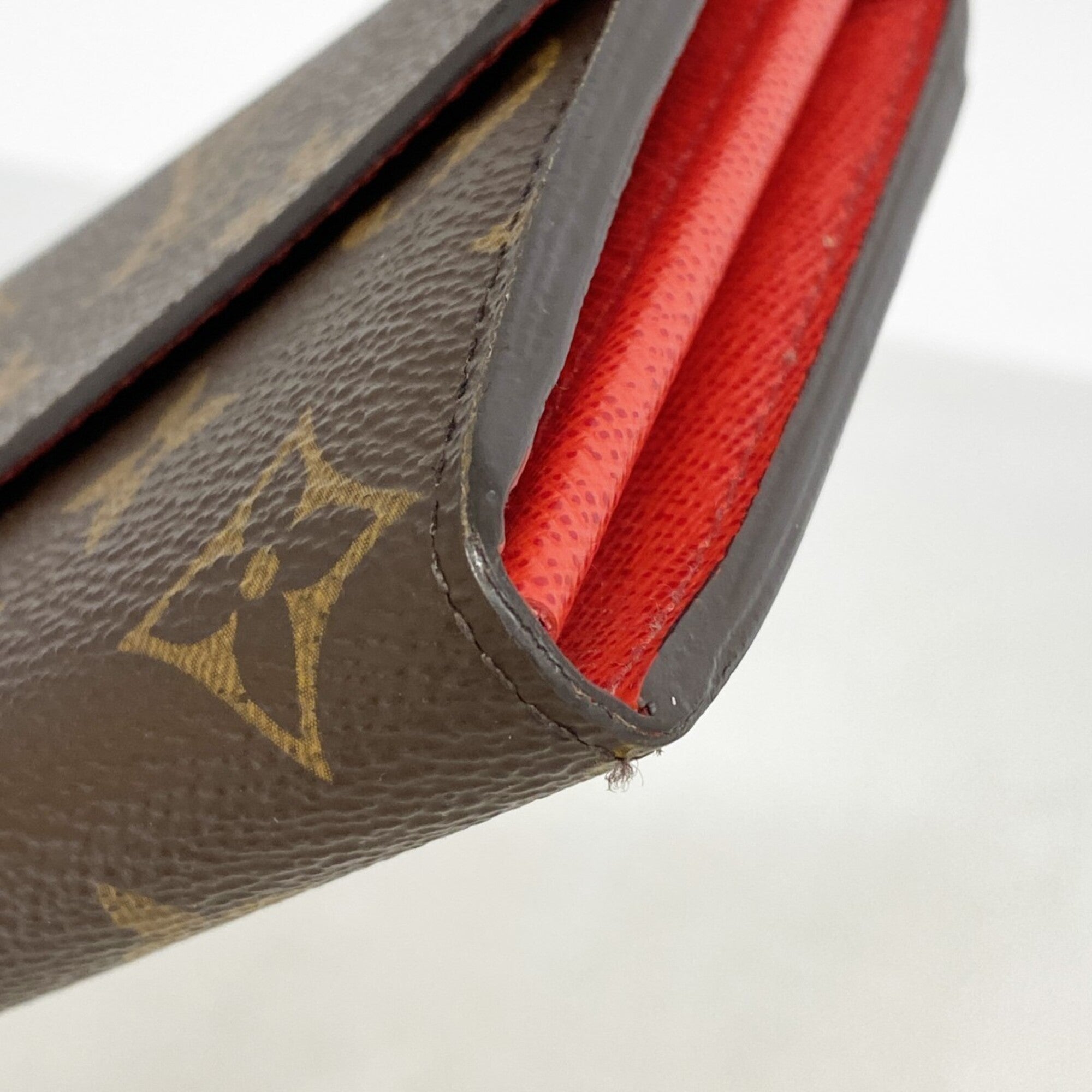 Louis Vuitton Brown Coquelicots Long Wallet (Bi-Fold) (Pre-Owned)