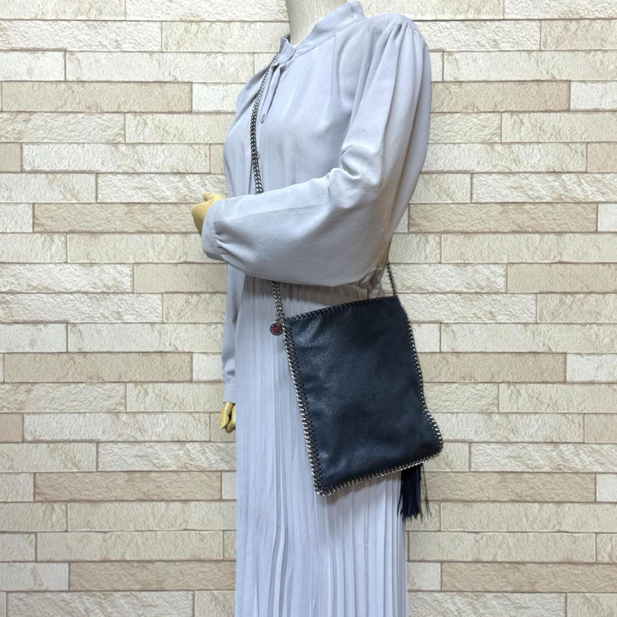 Stella Mccartney Navy Polyester Shoulder Bag (Pre-Owned)