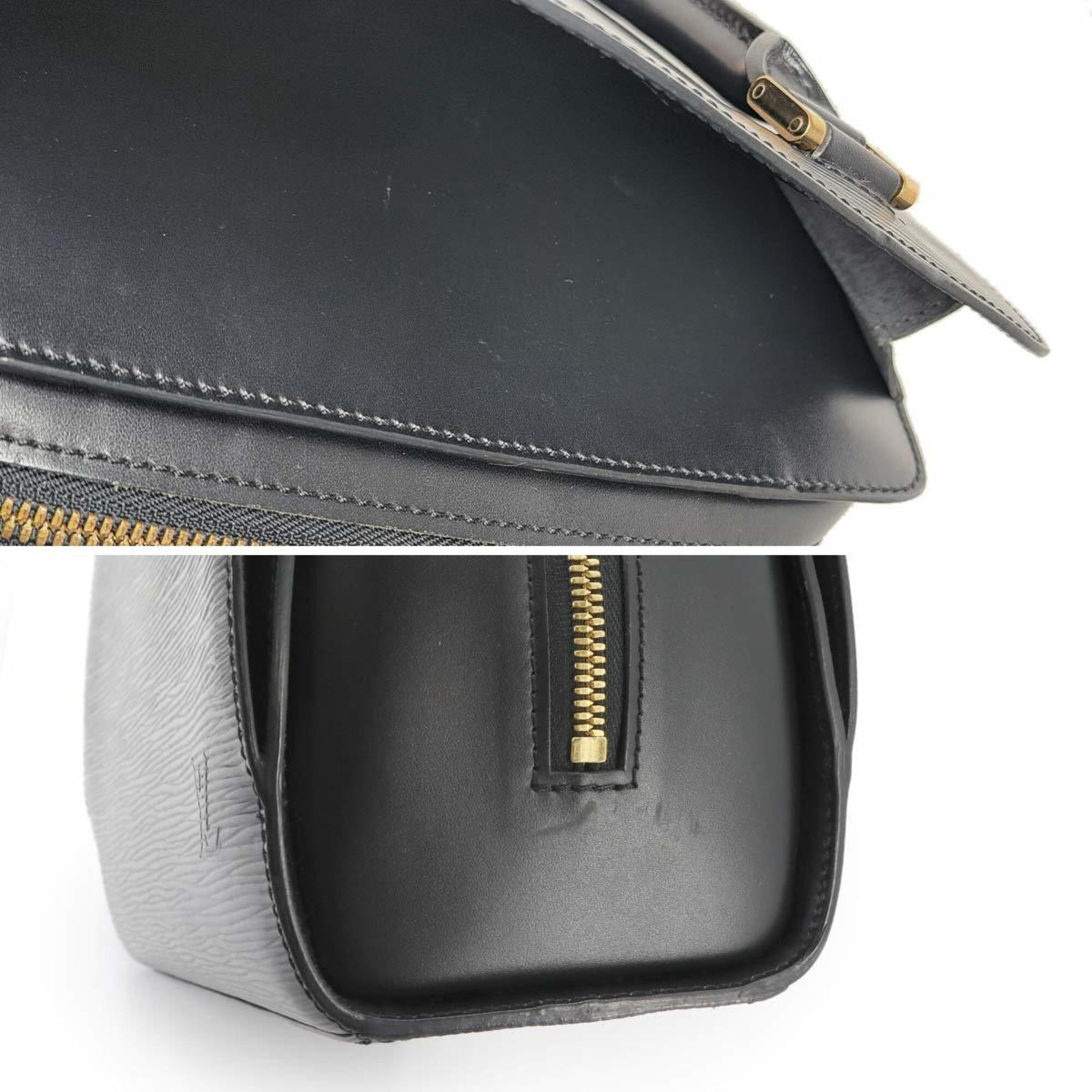 Louis Vuitton Noir Epi Leather Handbag (Pre-Owned)