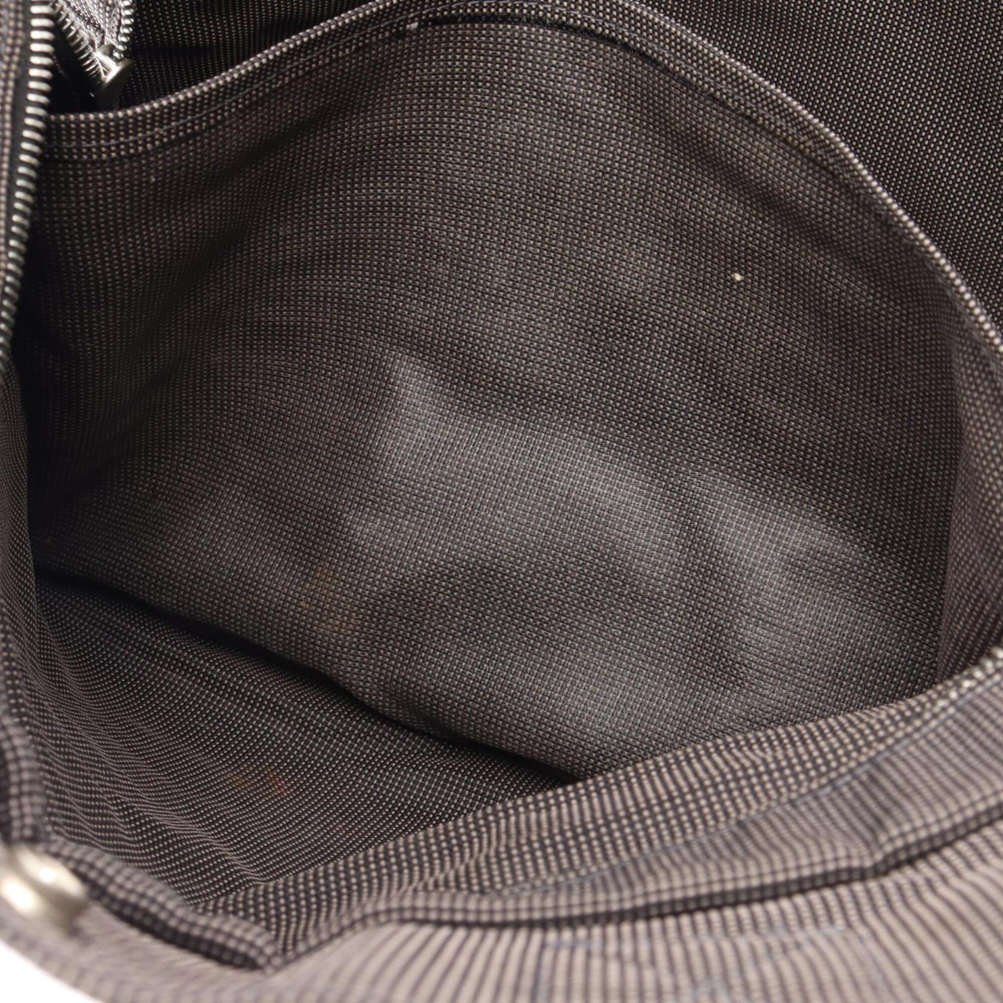 Hermes Gray Nylon Canvas Handbag Tote Bag (Pre-Owned)