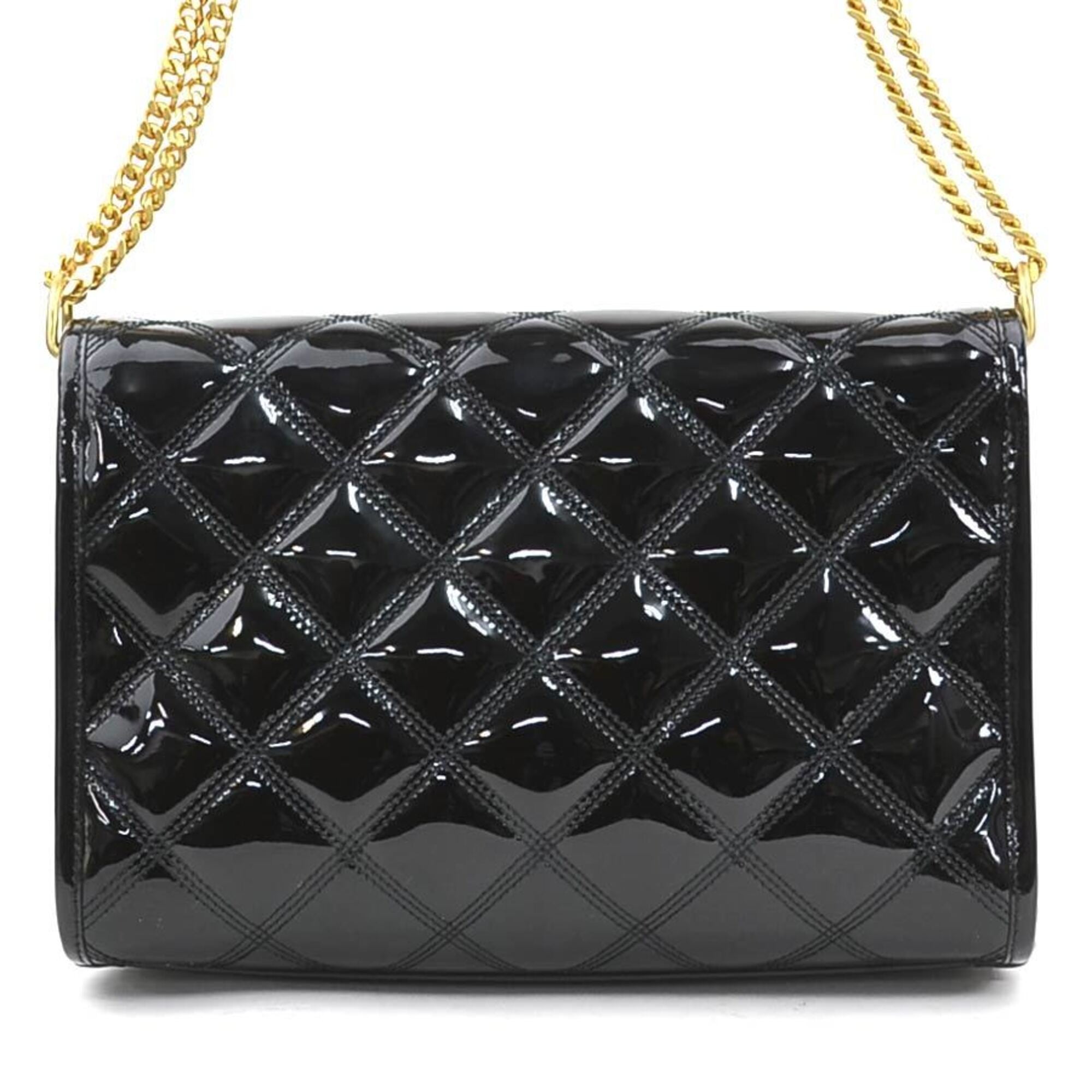Saint Laurent Black Patent Leather Shoulder Bag (Pre-Owned)