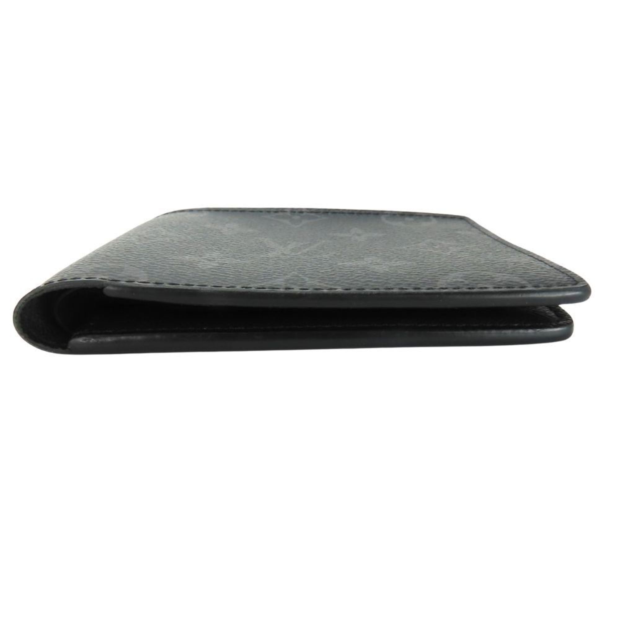 Louis Vuitton Black Monogram Eclipse Wallet (Bi-Fold) (Pre-Owned)