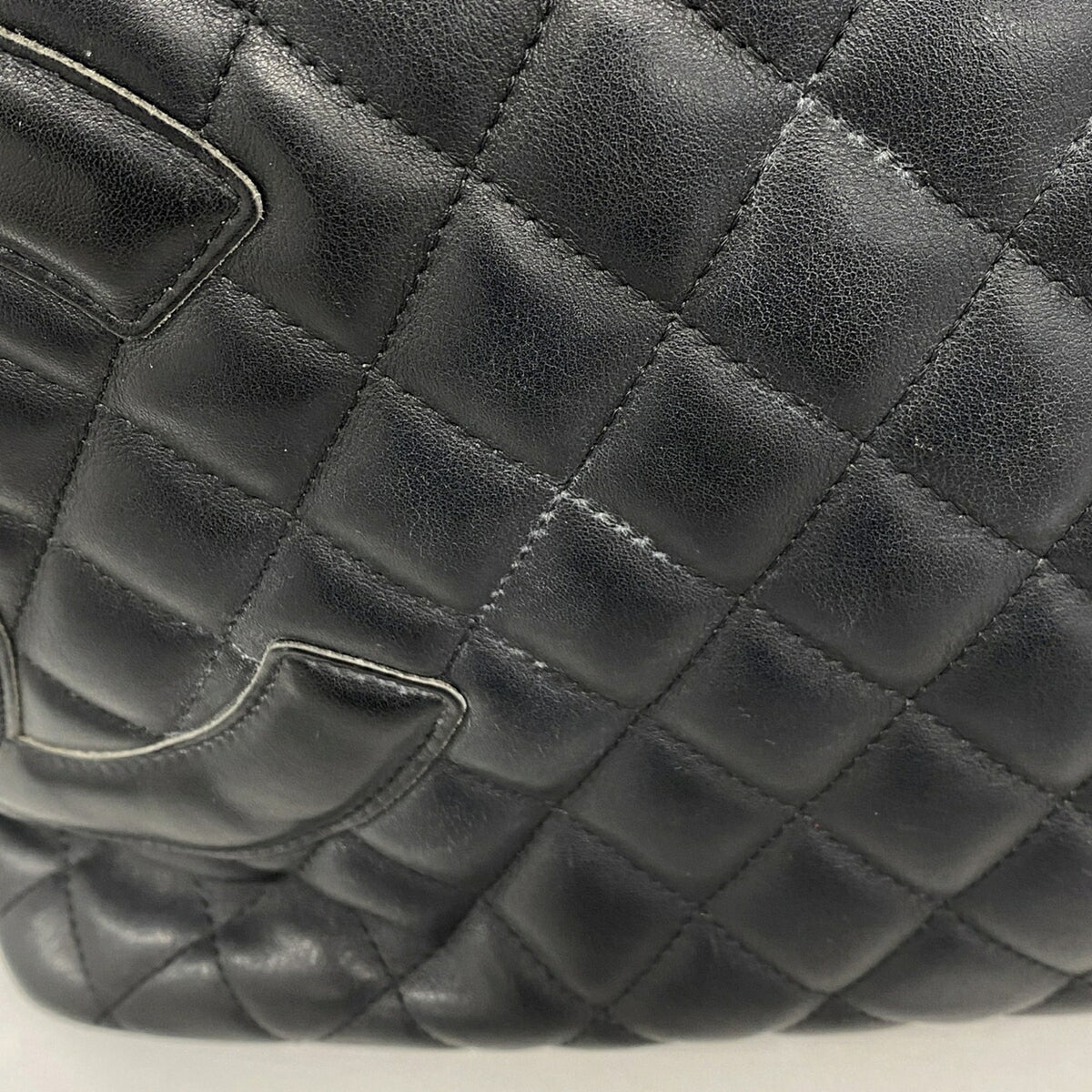 Chanel Black Leather Tote Bag (Pre-Owned)