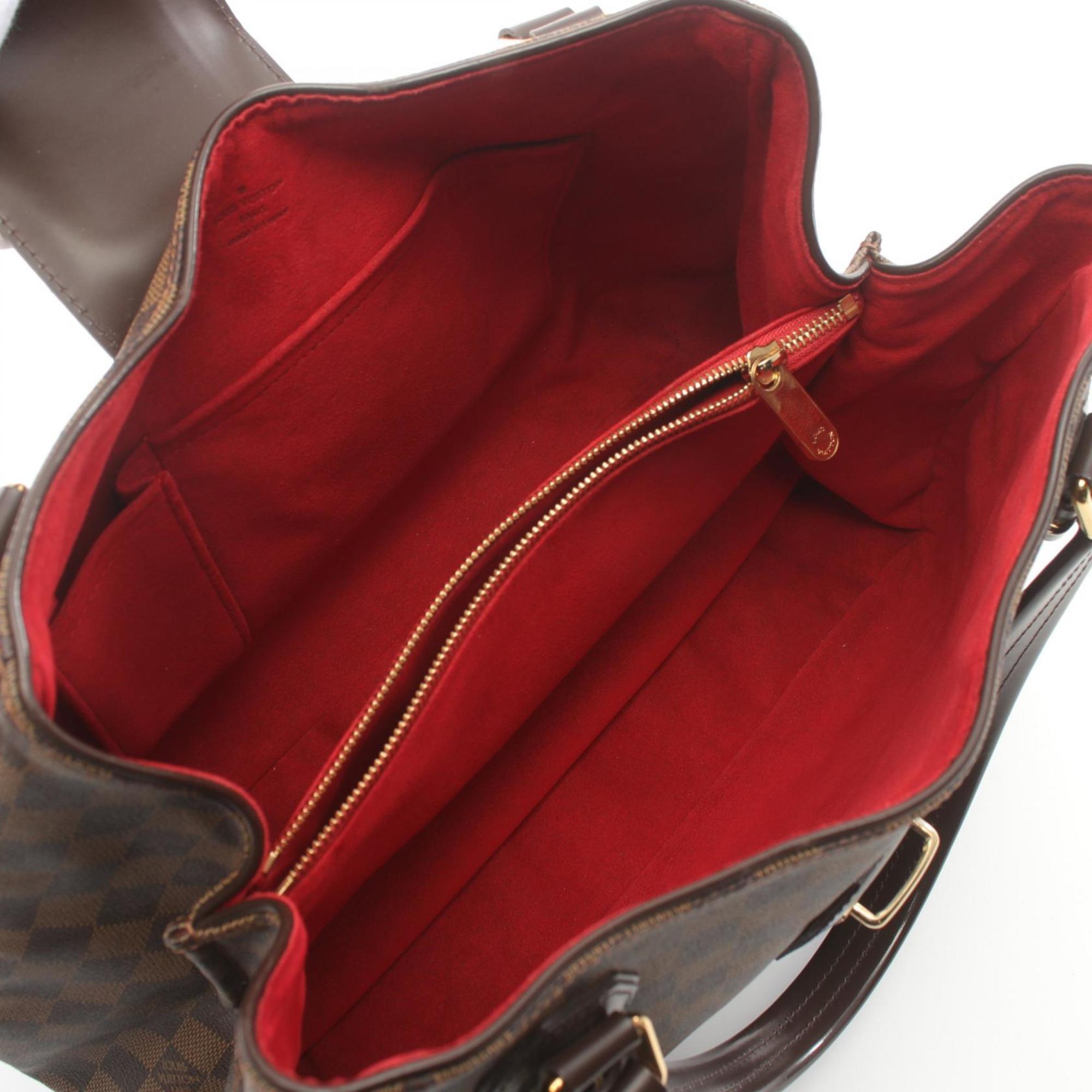 Louis Vuitton Brown Coated Canvas Pvc Leather Handbag (Pre-Owned)