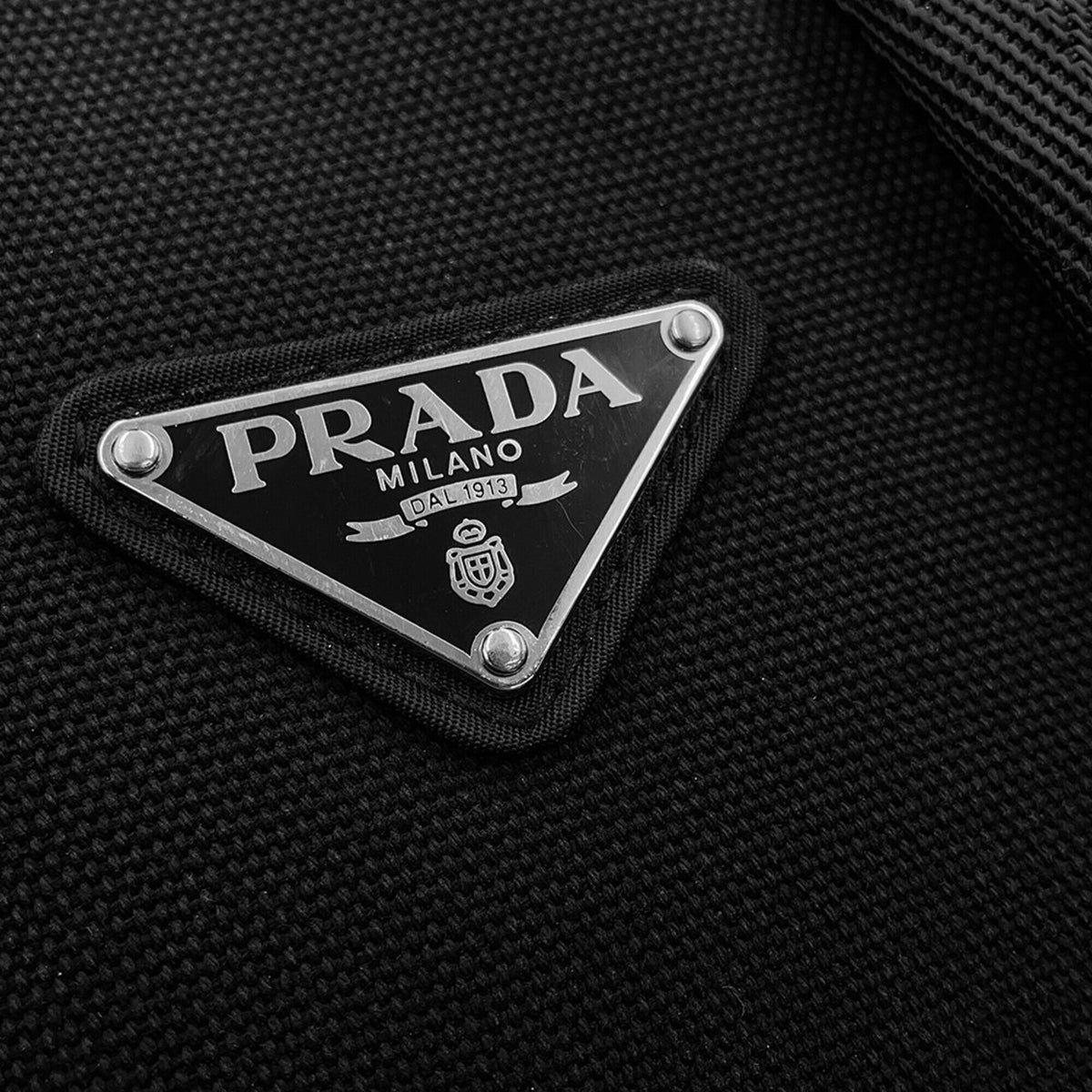 Prada Black Nylon Handbag (Pre-Owned)