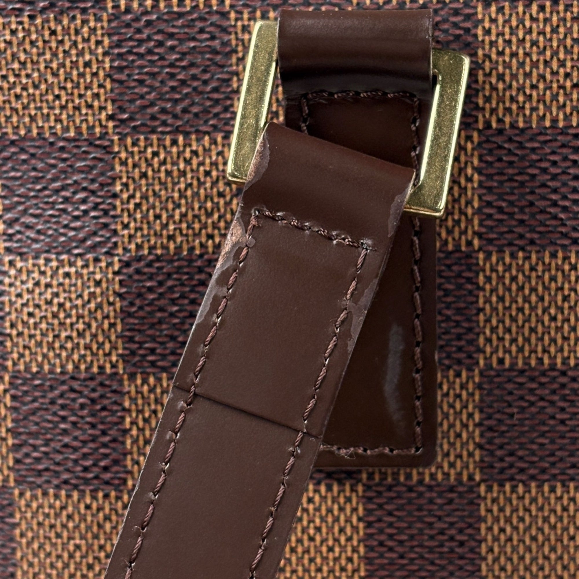 Louis Vuitton Damier Brown Damier Canvas Tote Bag (Pre-Owned)
