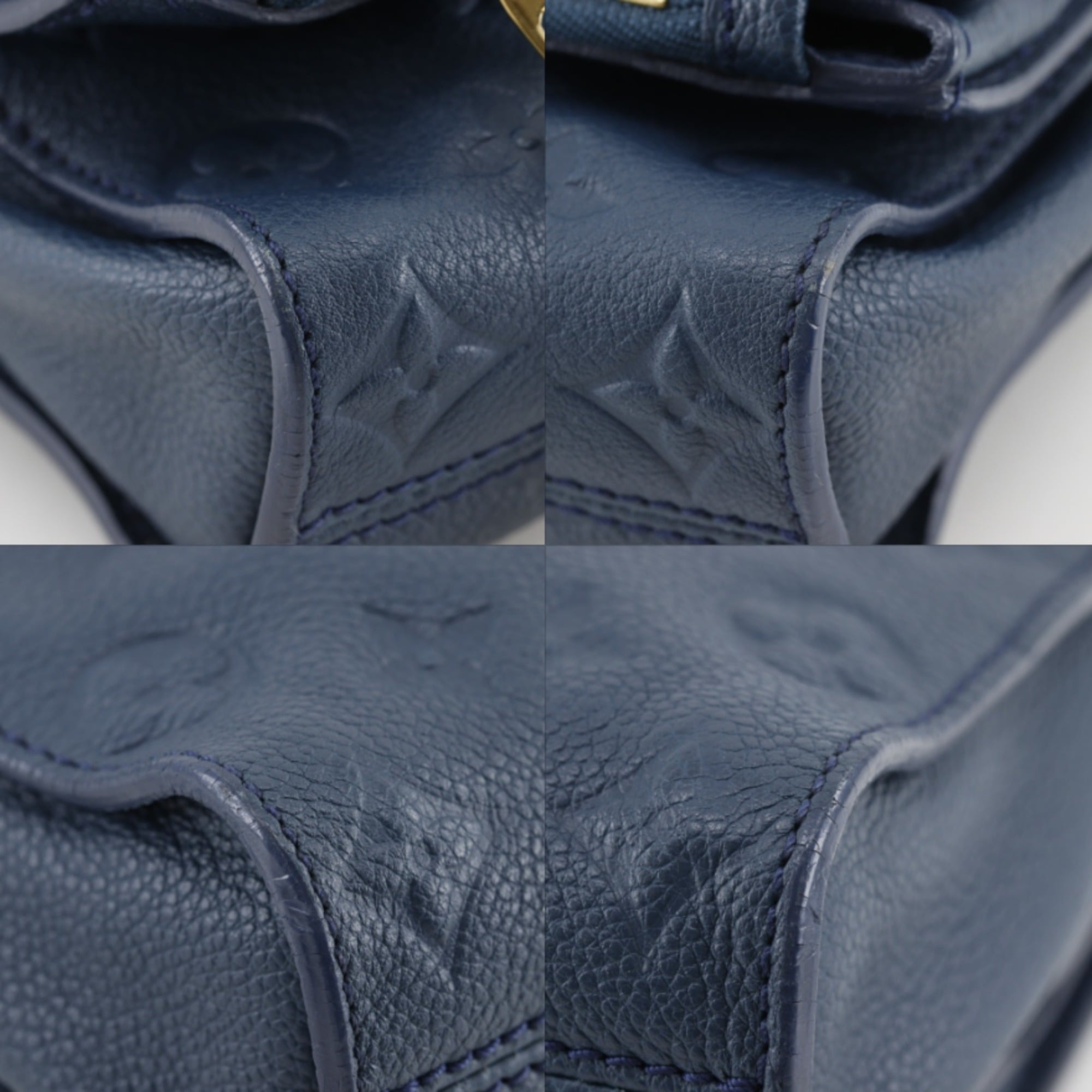 Louis Vuitton Navy Monogram Empreinte Clutch Bag (Pre-Owned)