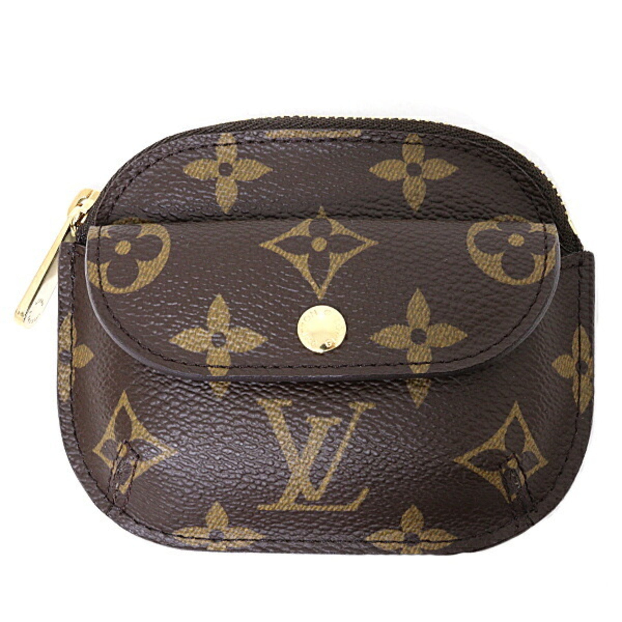 Louis Vuitton Brown Monogram Coin Purse/Coin Case (Pre-Owned)