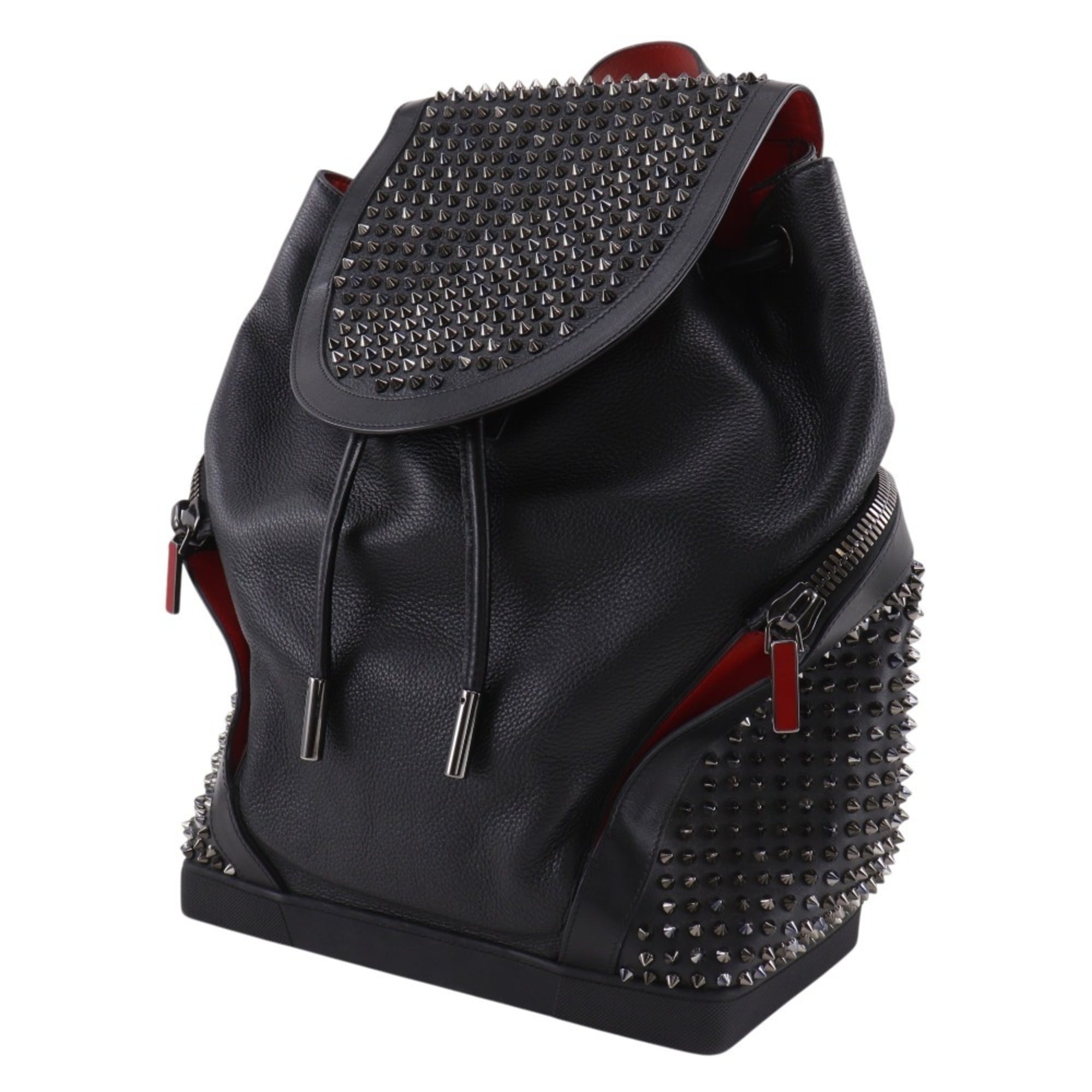 Christian Louboutin Black Leather Backpack (Pre-Owned)