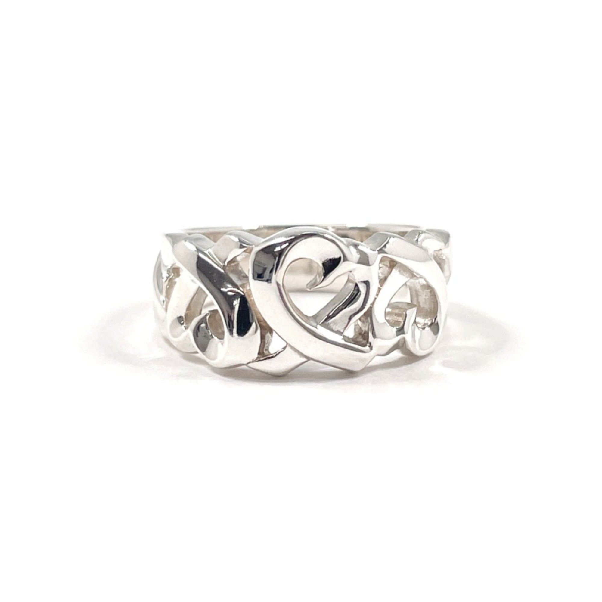 Tiffany Silver Silver 925 Band Ring (Pre-Owned)