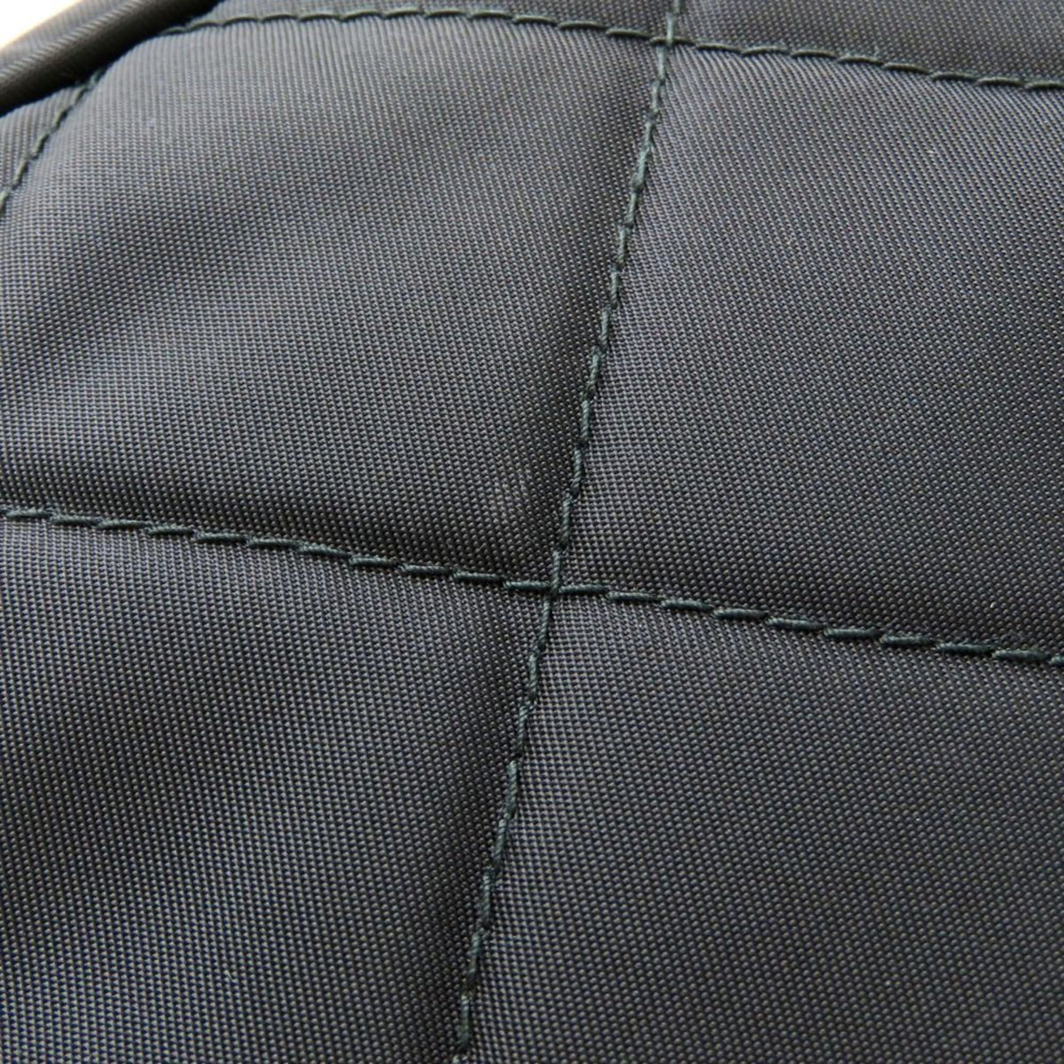 Prada Black Nylon Leather Tote Bag (Pre-Owned)