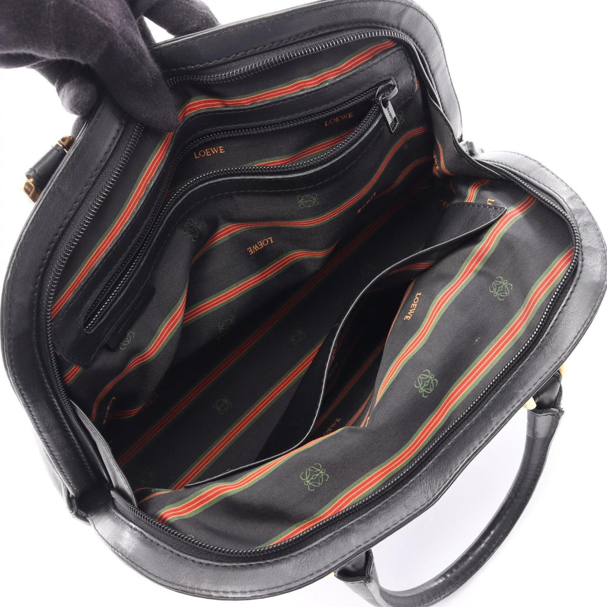 Loewe Black Leather Handbag (Pre-Owned)