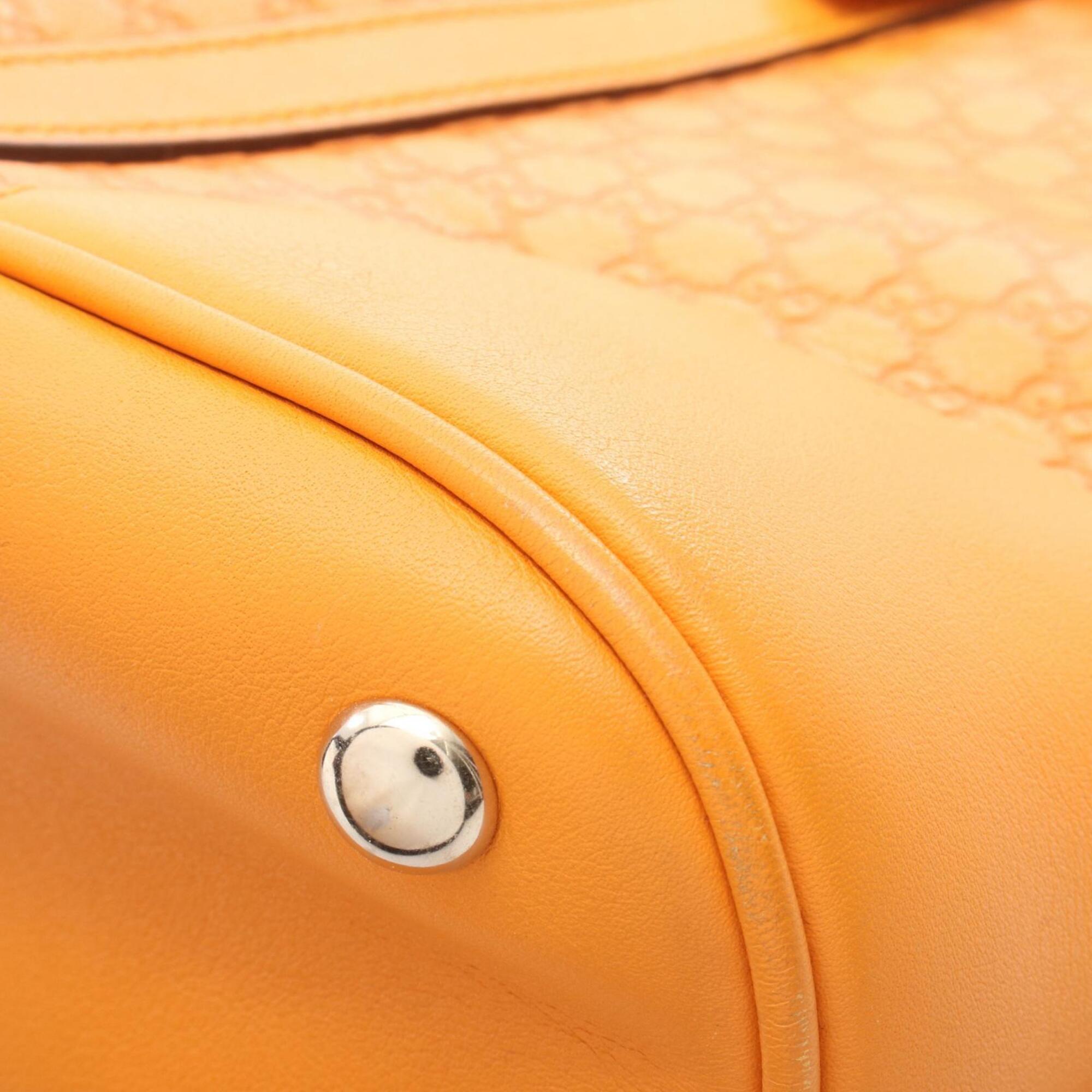 Gucci Orange Leather Handbag (Pre-Owned)