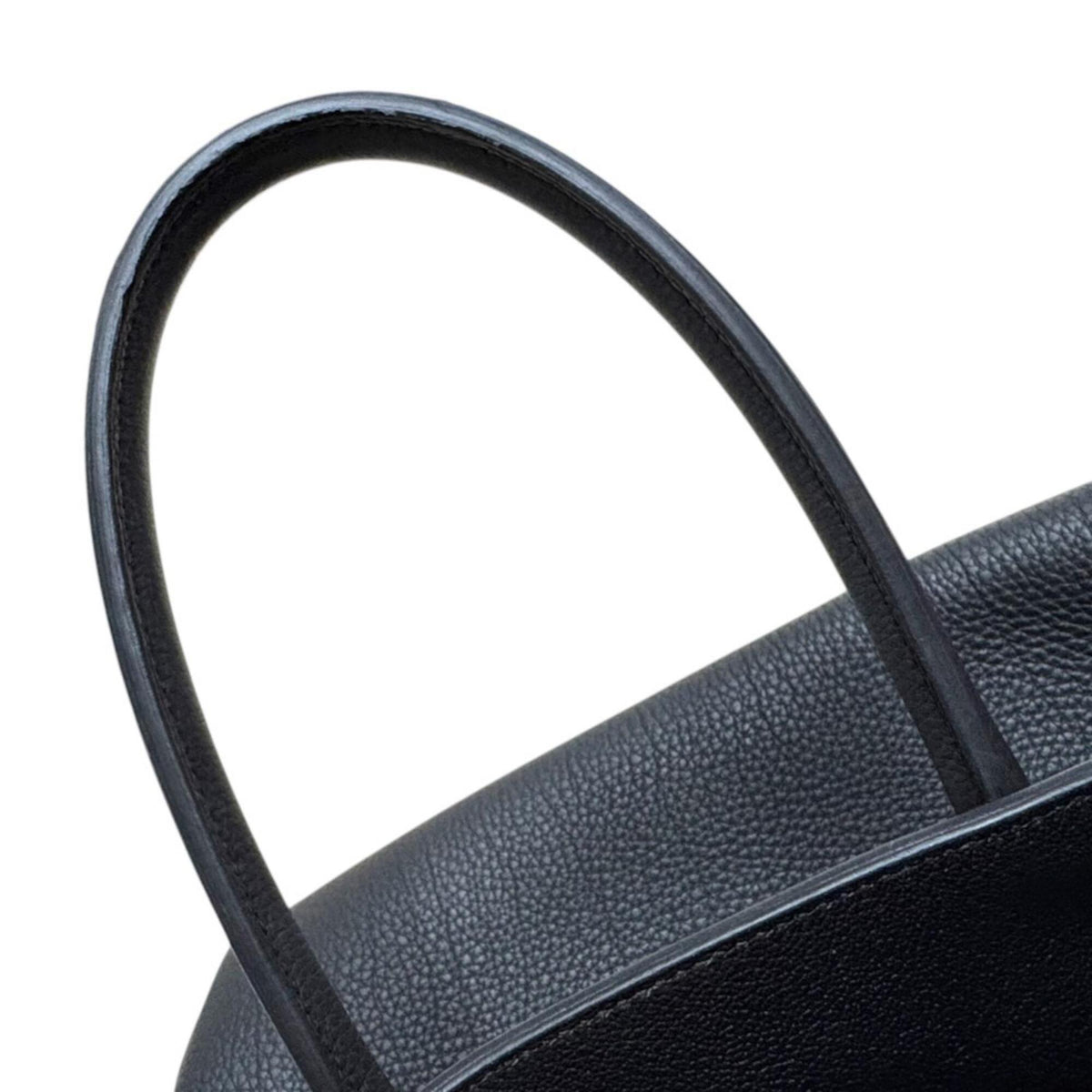 Hermes Black Togo Leather Handbag (Pre-Owned)