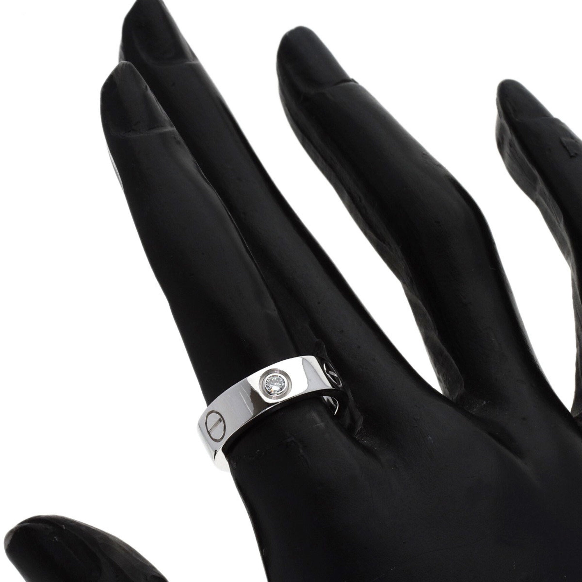 Cartier Love White Gold (18K) Band Ring (Pre-Owned)