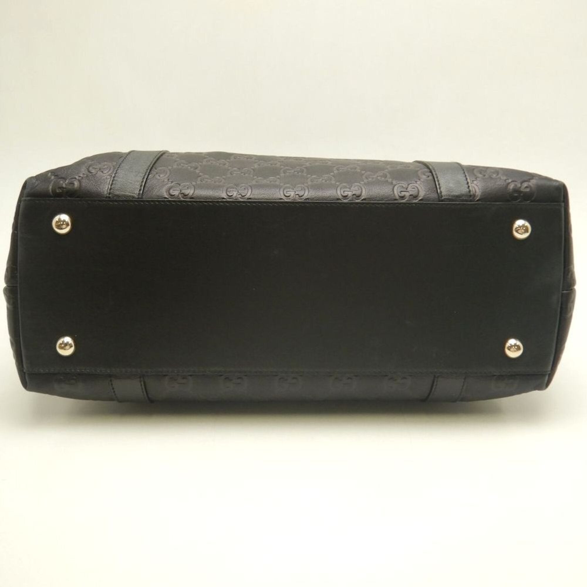 Gucci Black Leather Tote Bag (Pre-Owned)