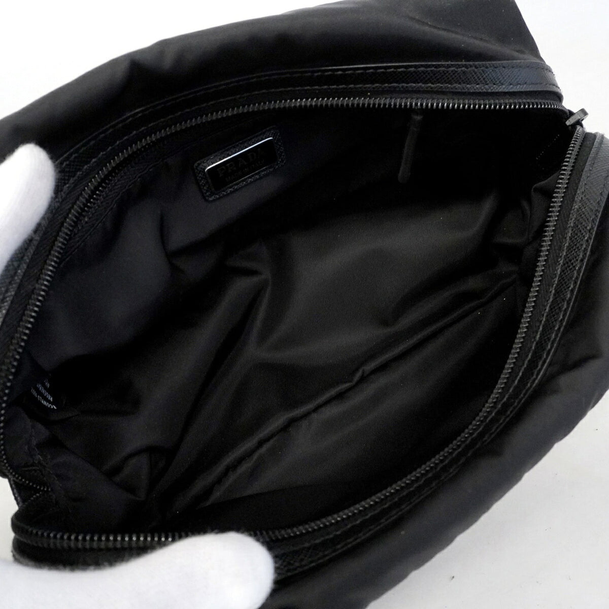 Prada Black Nylon Pouch (Pre-Owned)