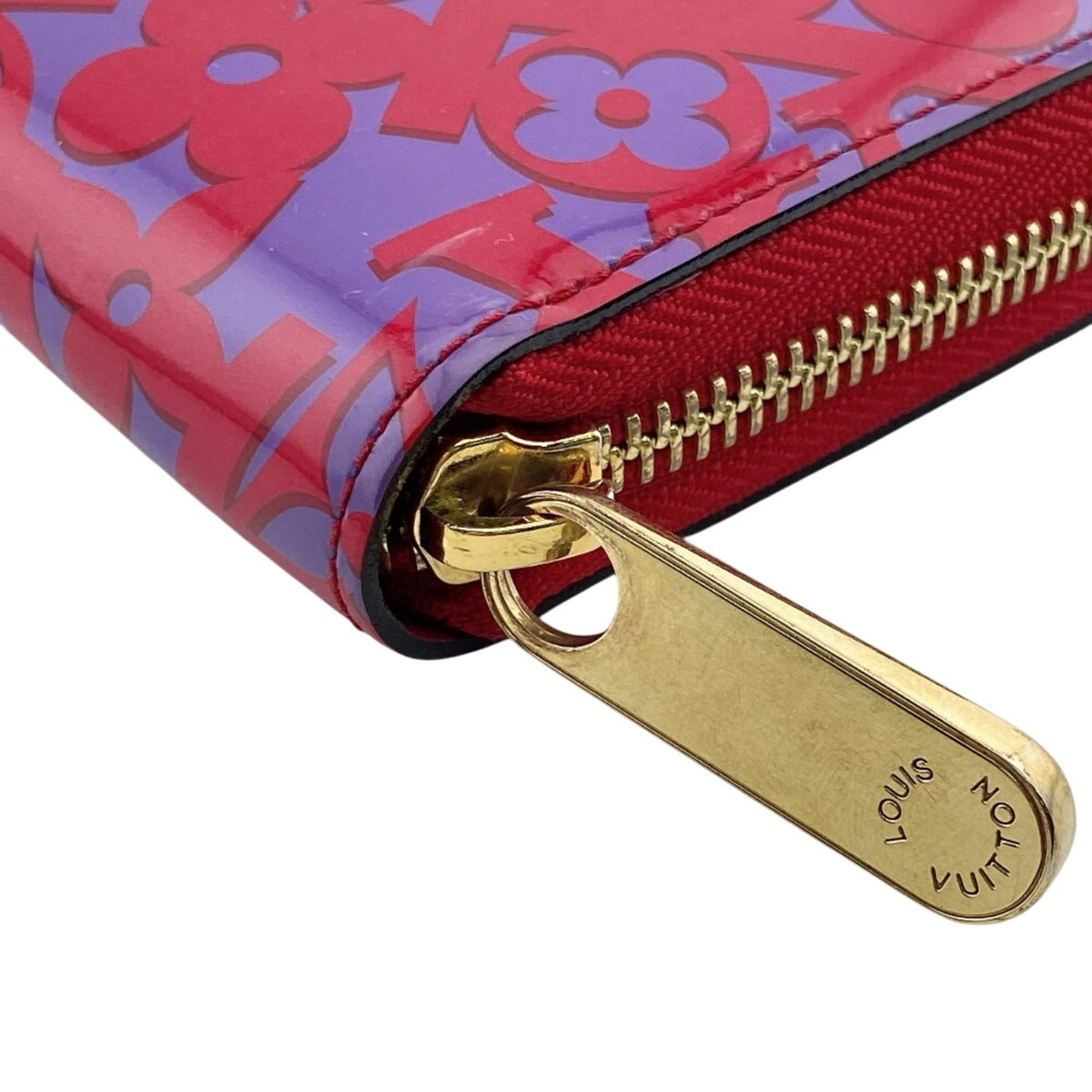 Louis Vuitton Monogram Vernis Red Color Monogram Vernis Long Wallet (Bi-Fold) (Pre-Owned)