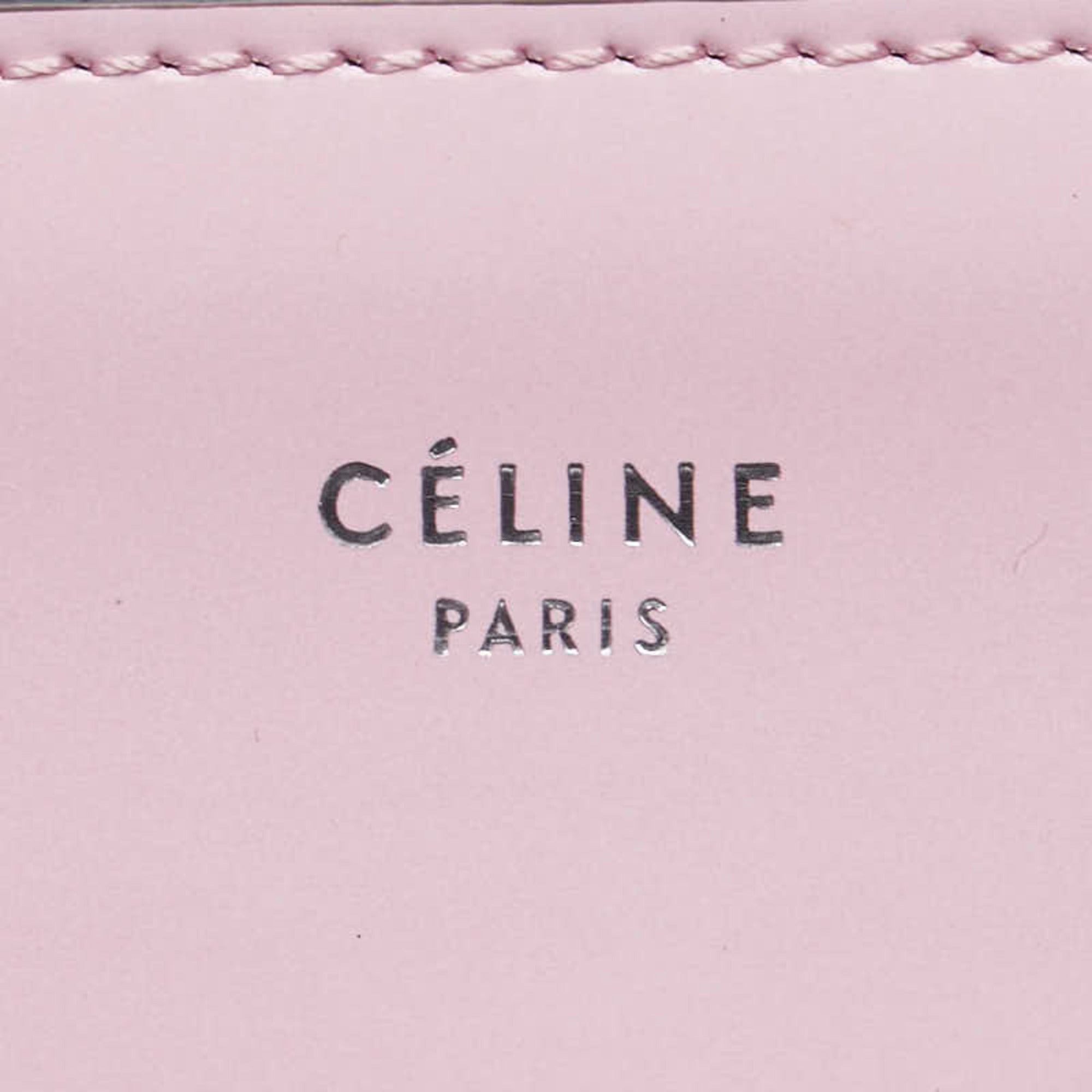 Celine Pink Leather Clutch Bag (Pre-Owned)