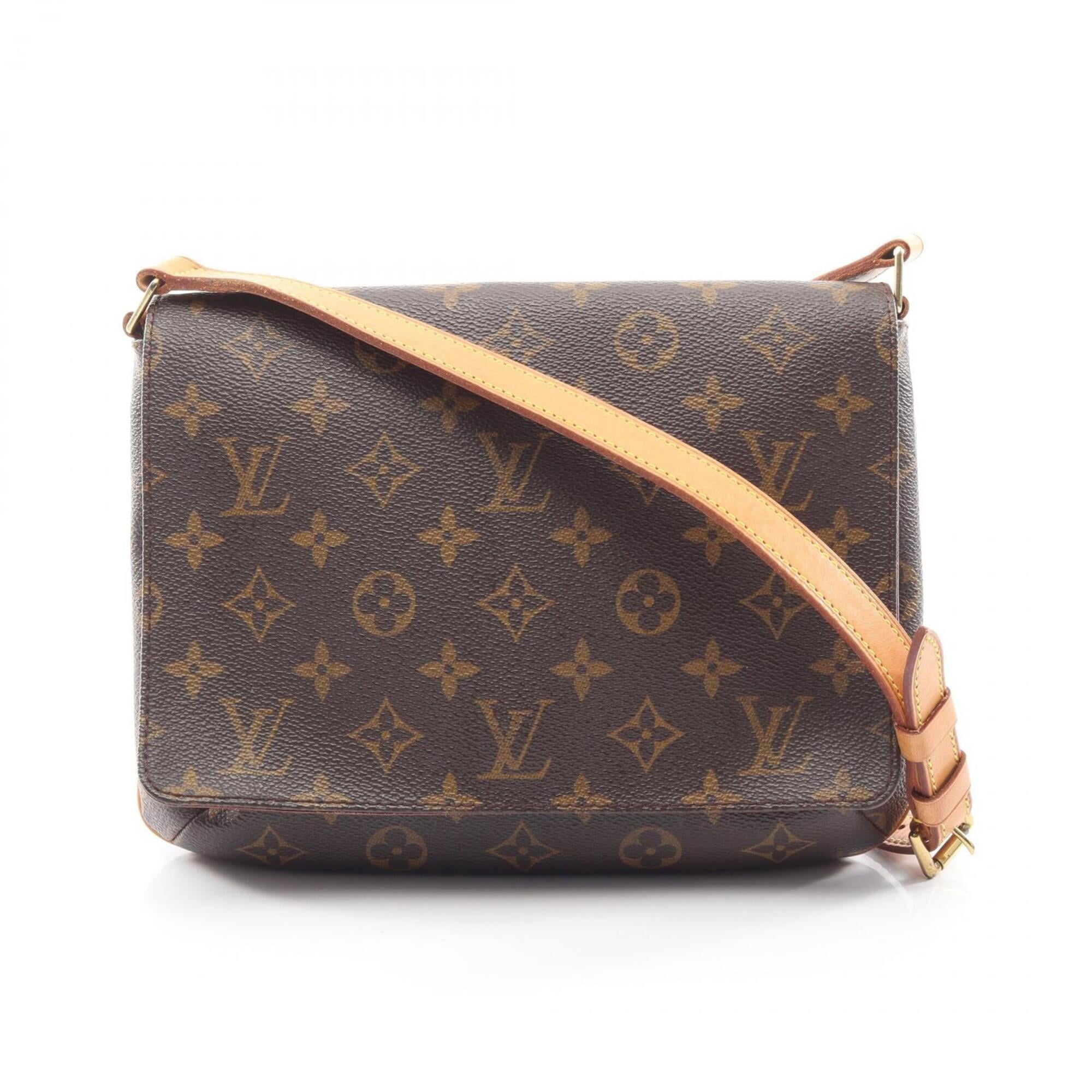 Louis Vuitton Brown Monogram Monogram Leather Handbag Shoulder Bag (Pre-Owned)