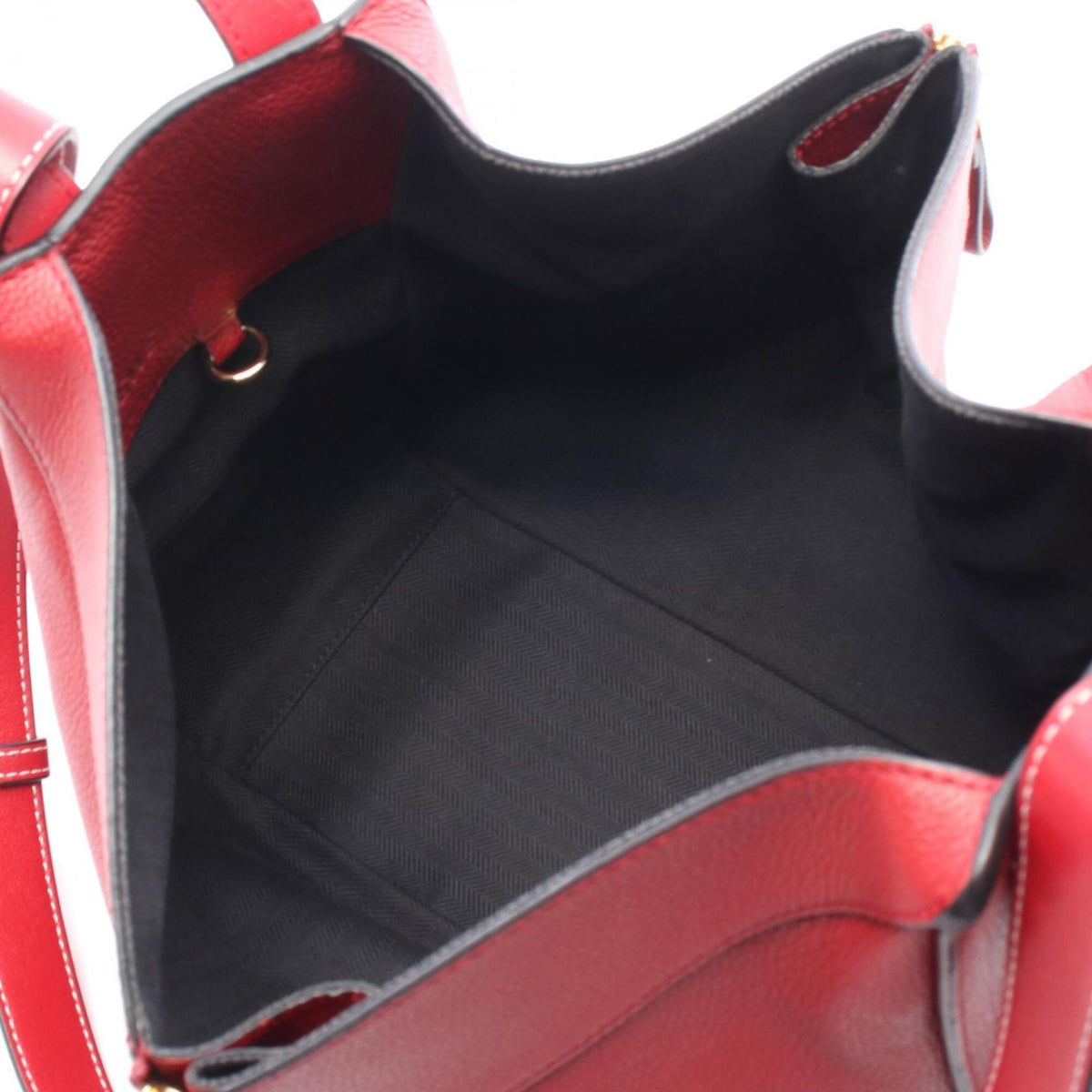 Loewe Red Color Leather Handbag (Pre-Owned)