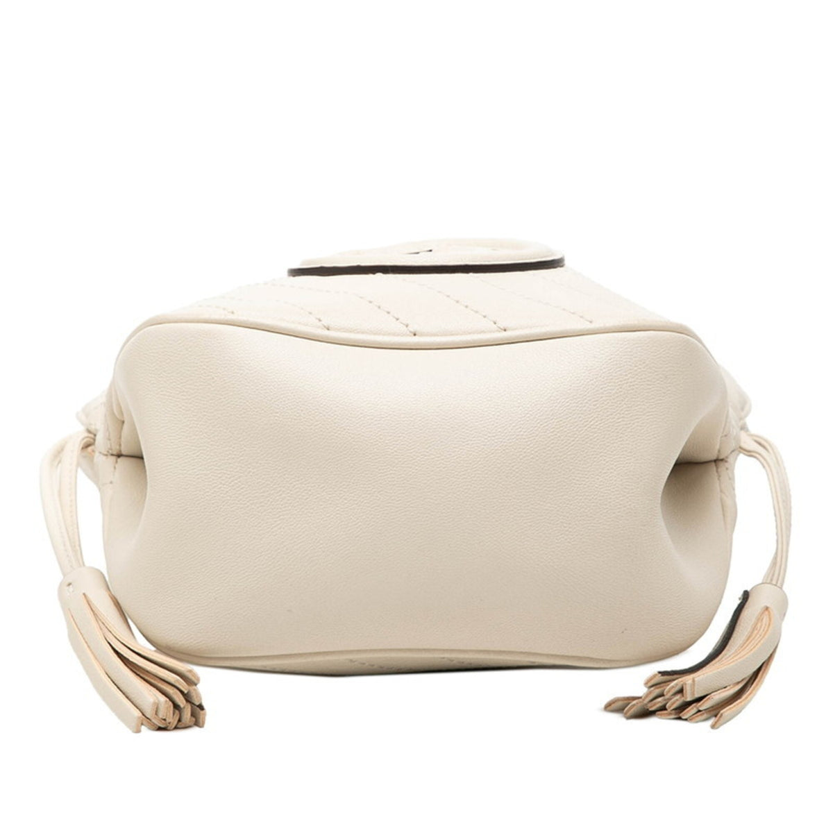 Gucci Off-White Leather Shoulder Bag (Pre-Owned)