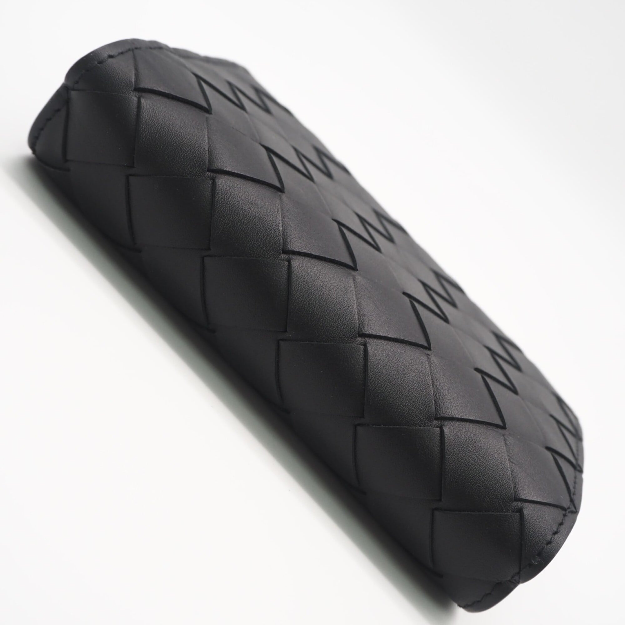 Bottega Veneta Intrecciato Black Leather Wallet (Bi-Fold) (Pre-Owned)