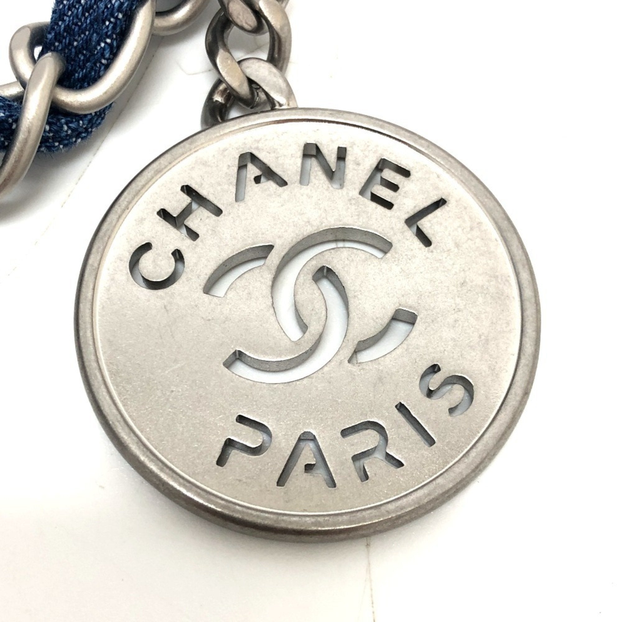 Chanel Blue Denim Shoulder Bag (Pre-Owned)