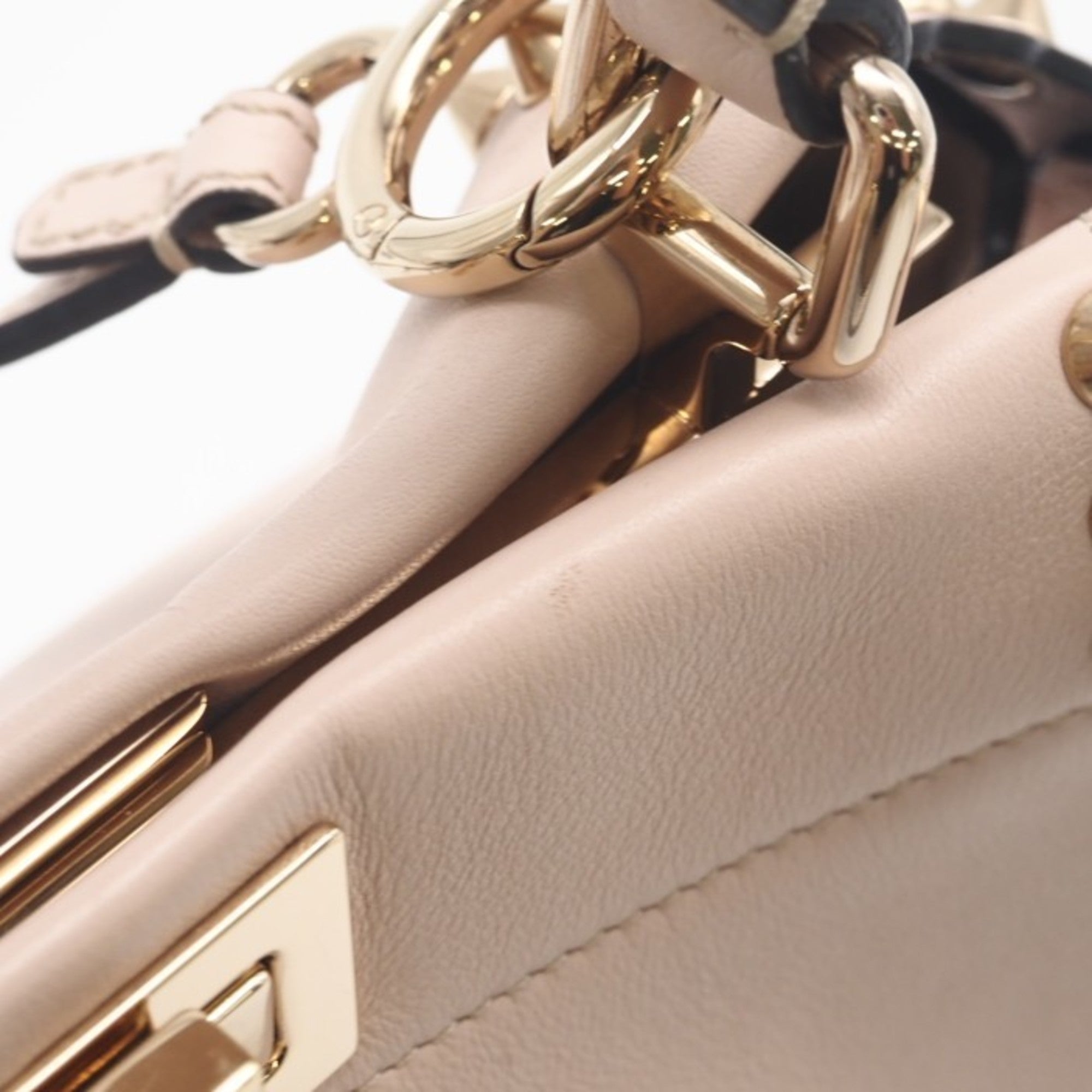 Fendi Pink Pink Gold Leather Handbag (Pre-Owned)