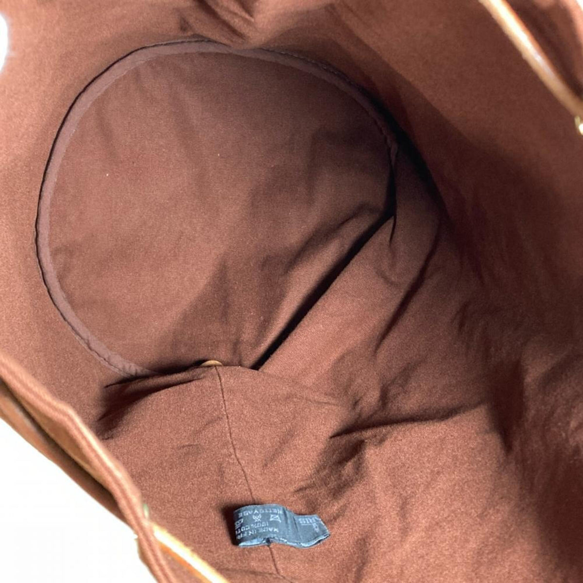 Hermes Brown Cotton Shoulder Bag (Pre-Owned)