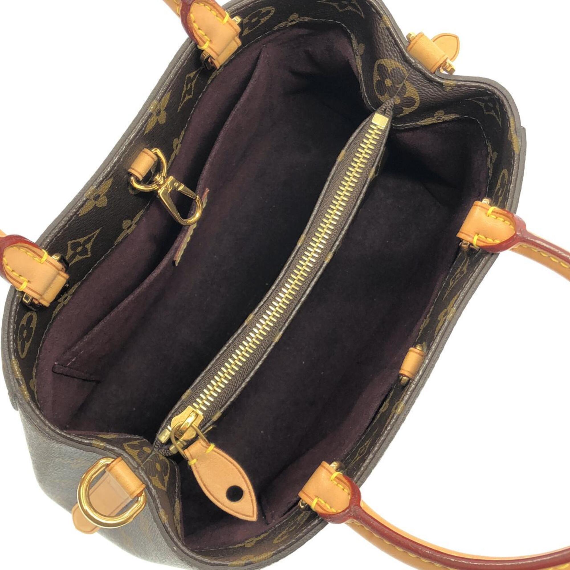Louis Vuitton Marron Coated Canvas Handbag (Pre-Owned)