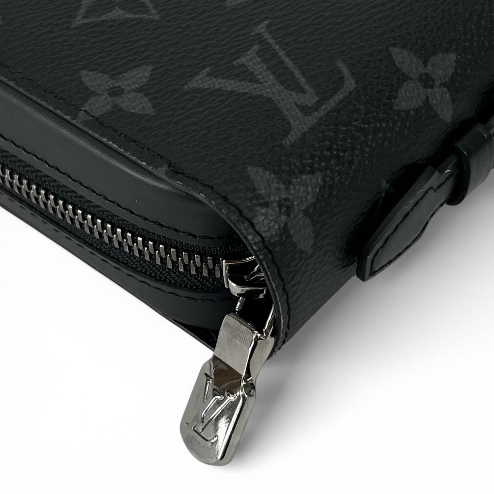 Louis Vuitton Black Monogram Eclipse Long Wallet (Bi-Fold) (Pre-Owned)