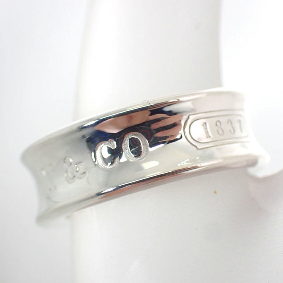 Tiffany Sterling Silver 925 Band Ring (Pre-Owned)